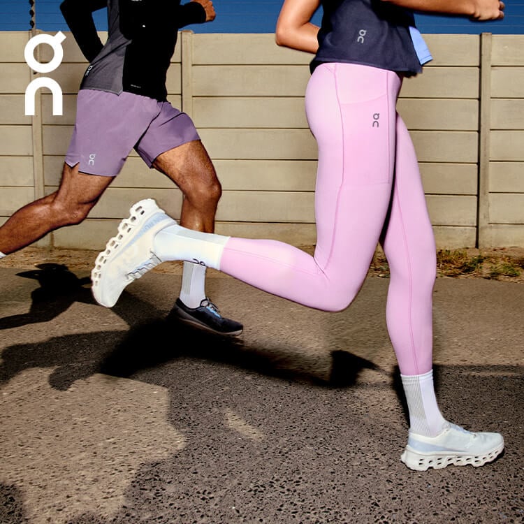 Persone che corrono con scarpe On Cloudmonster 3