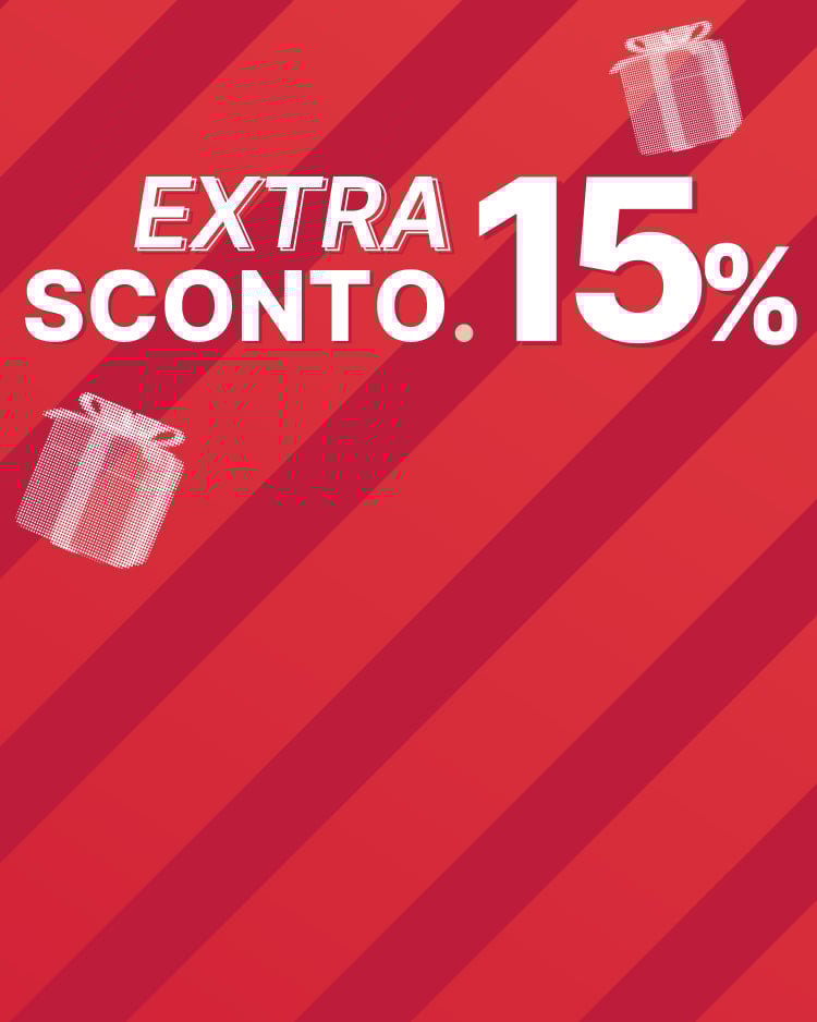 Promo Speciale: Approfitta di un Extra Sconto sul prezzo di vendita. Usa codice XMAS