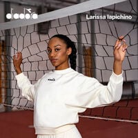 Larissa Iapichino che indossa abbigliamento sportswear Diadora
