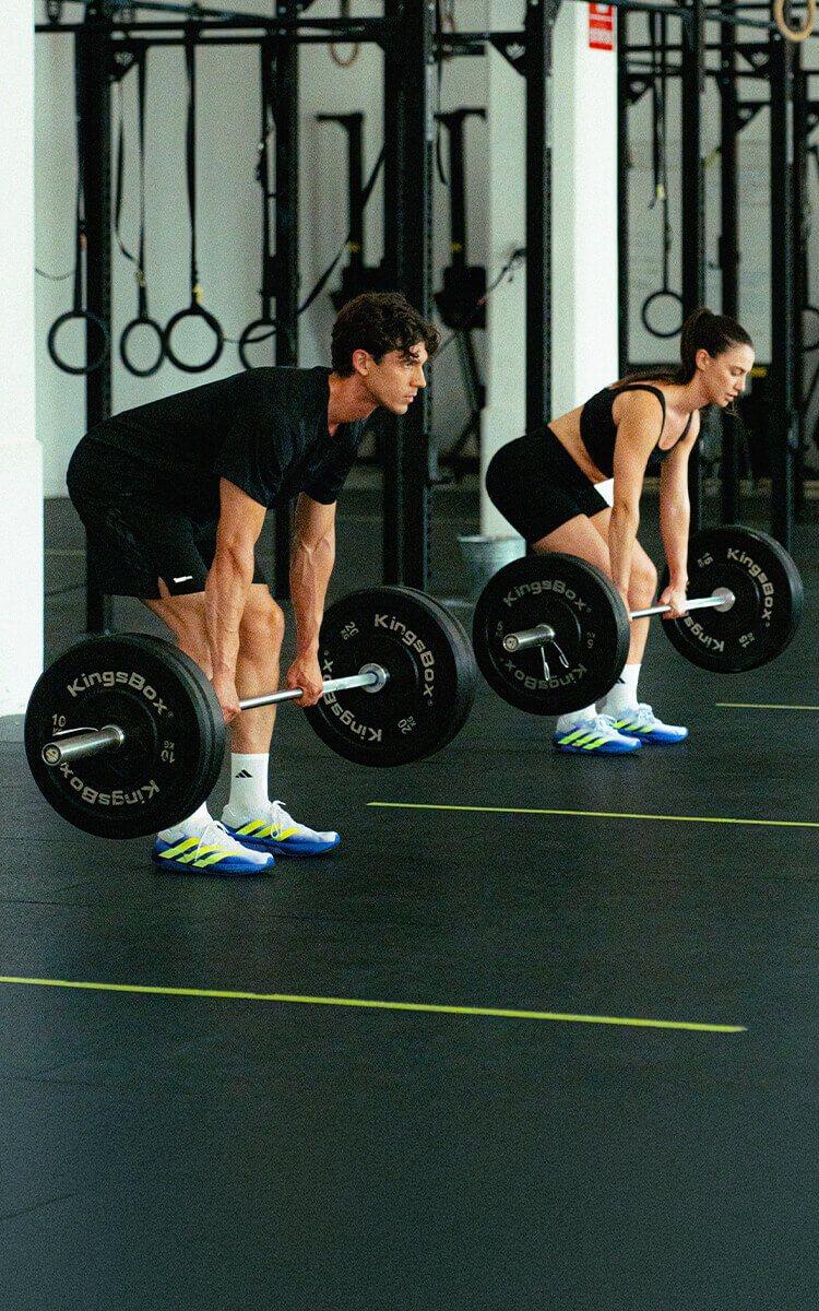 Training session con scarpe da allenamento adidas Adizero Dropset Pro