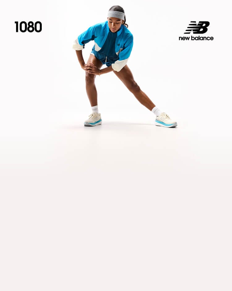Ragazza che indossa scarpe da running New Balance 1080 v15