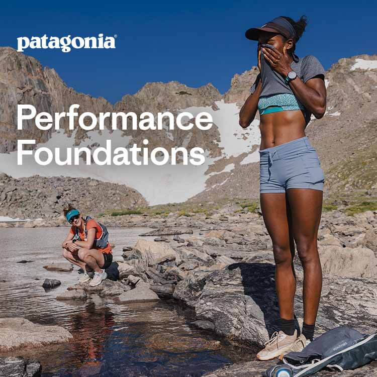 Ragazza che indossa abbigliamento outdoor Patagonia