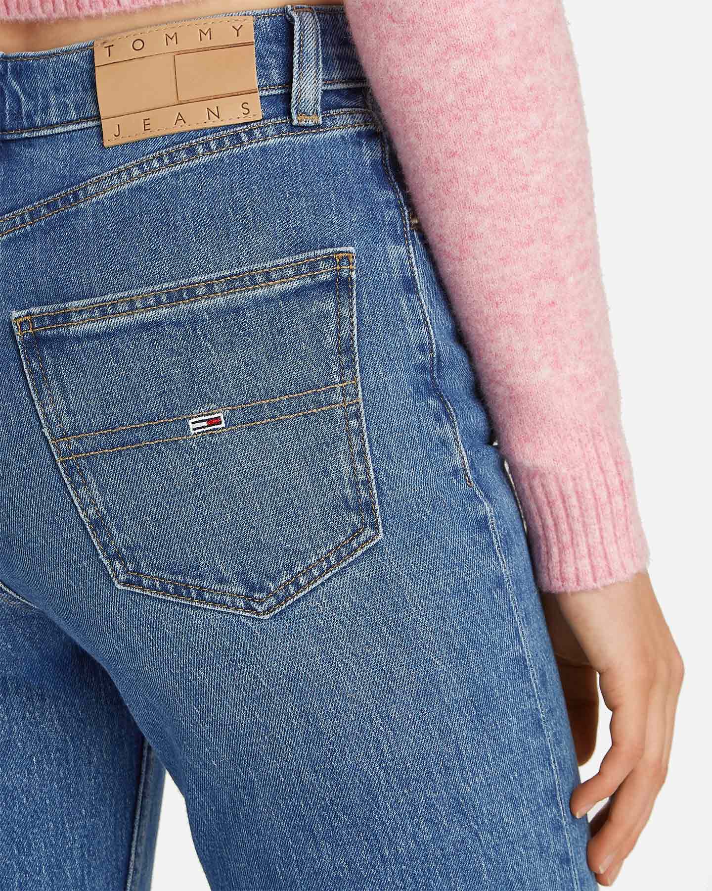 Leggings TOMMY HILFIGER LAILA HIGH RISE SLIM L32 W - Denim - 5 | Cisalfa Sport