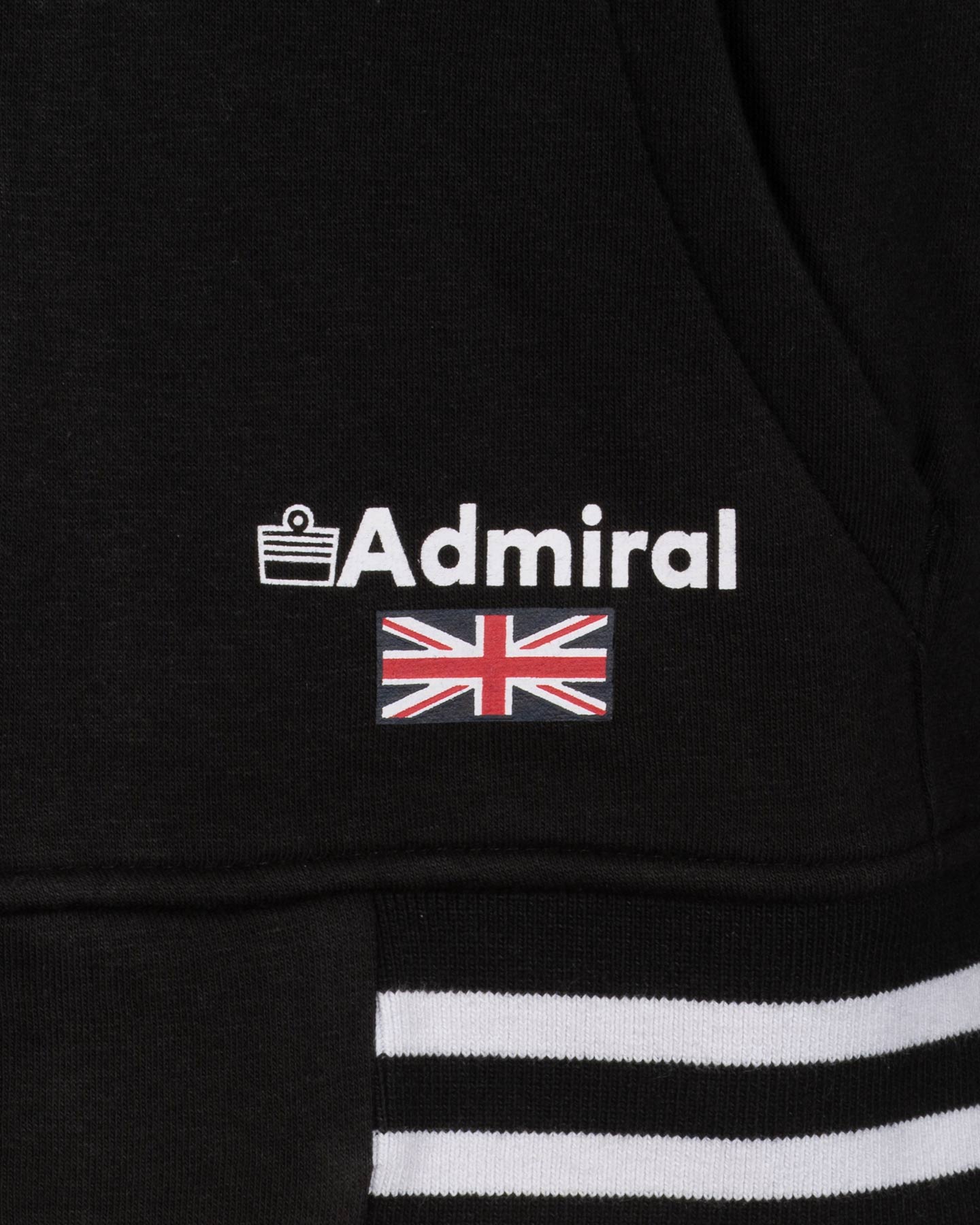 Felpa ADMIRAL COLLEGE M - Nero - 4 | Cisalfa Sport