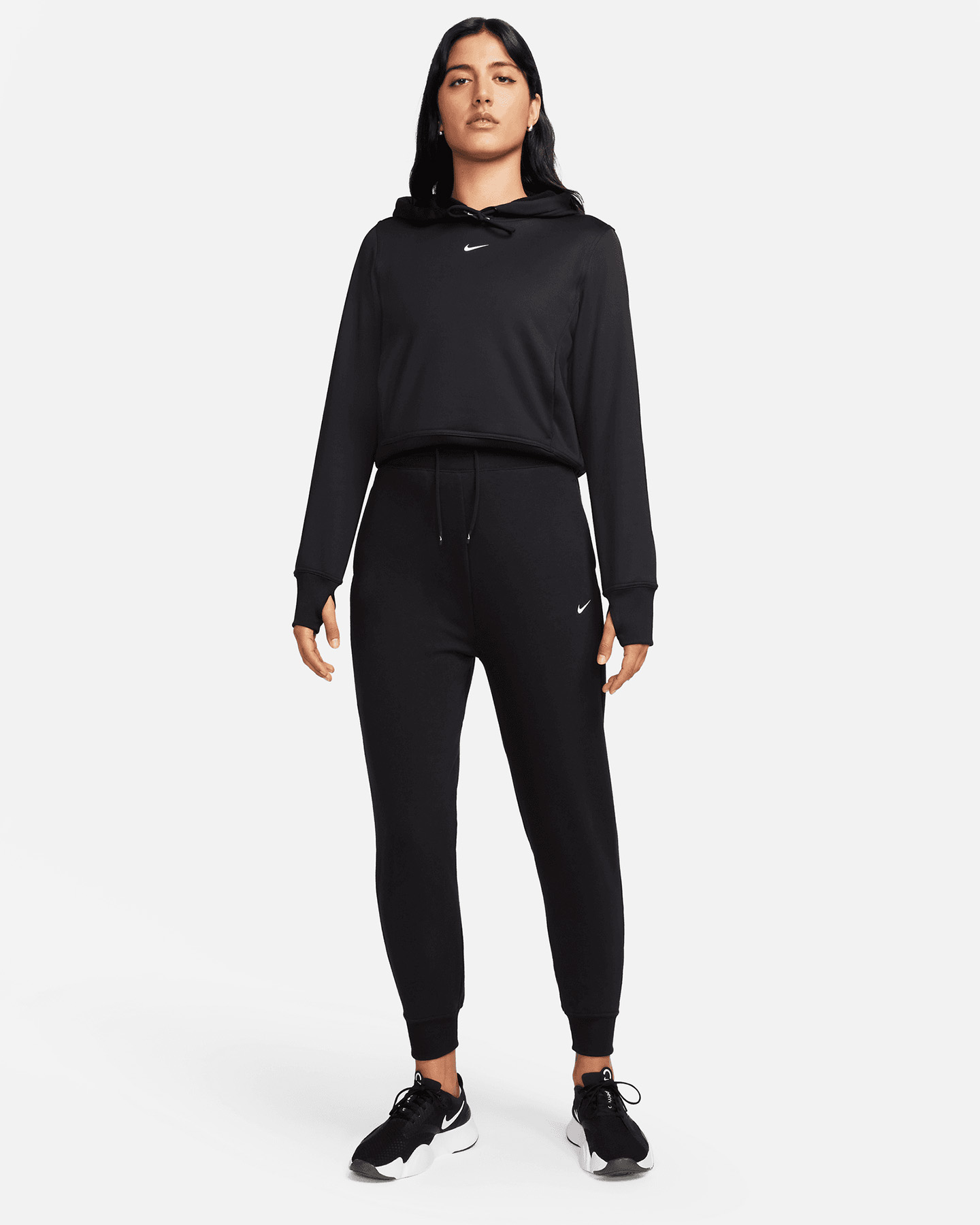 Pantalone training NIKE DRI FIT W - Nero - 5 | Cisalfa Sport