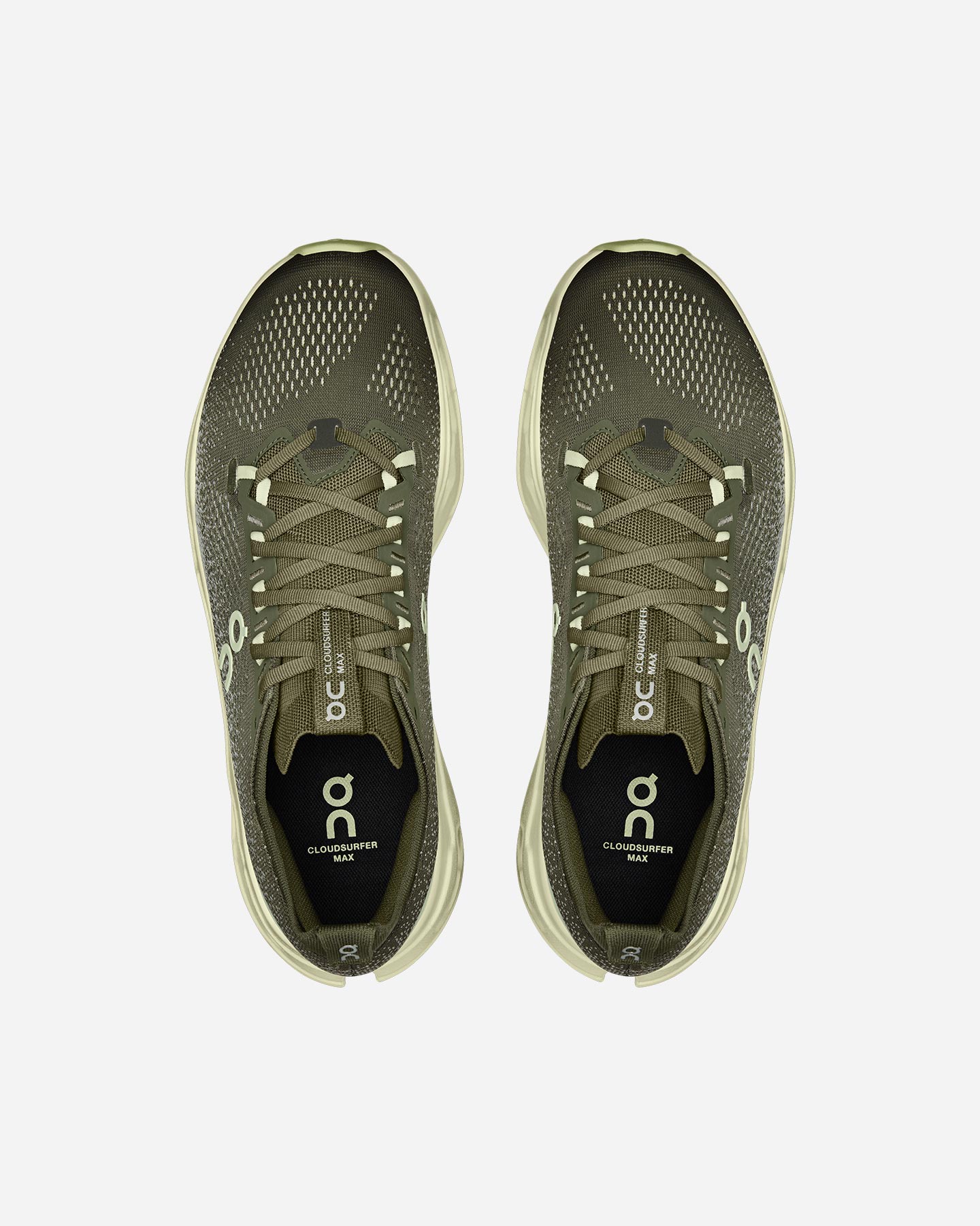 Scarpe running ON CLOUDSURFER MAX M - Verde - 3 | Cisalfa Sport