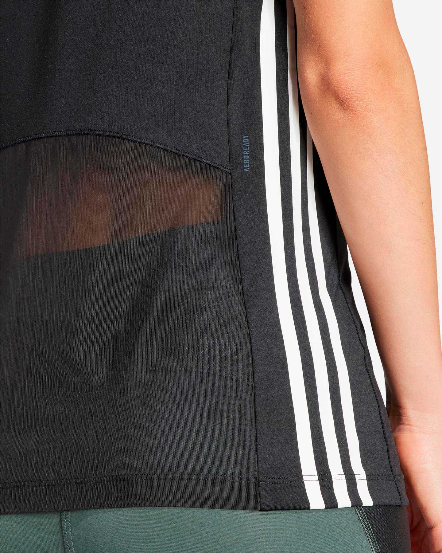 T-shirt training ADIDAS HYGLM W - Nero - 4 | Cisalfa Sport