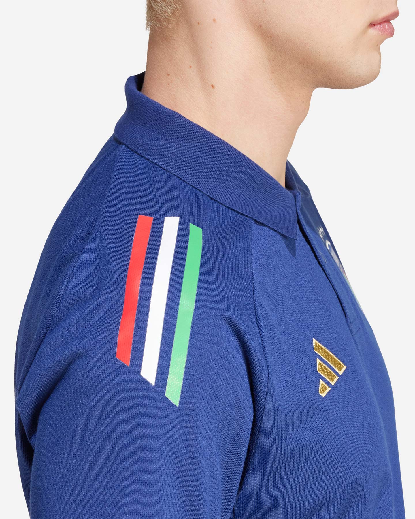 Abbigliamento calcio ufficiale ADIDAS ITALIA FIGC M - Blu Navy - 5 | Cisalfa Sport