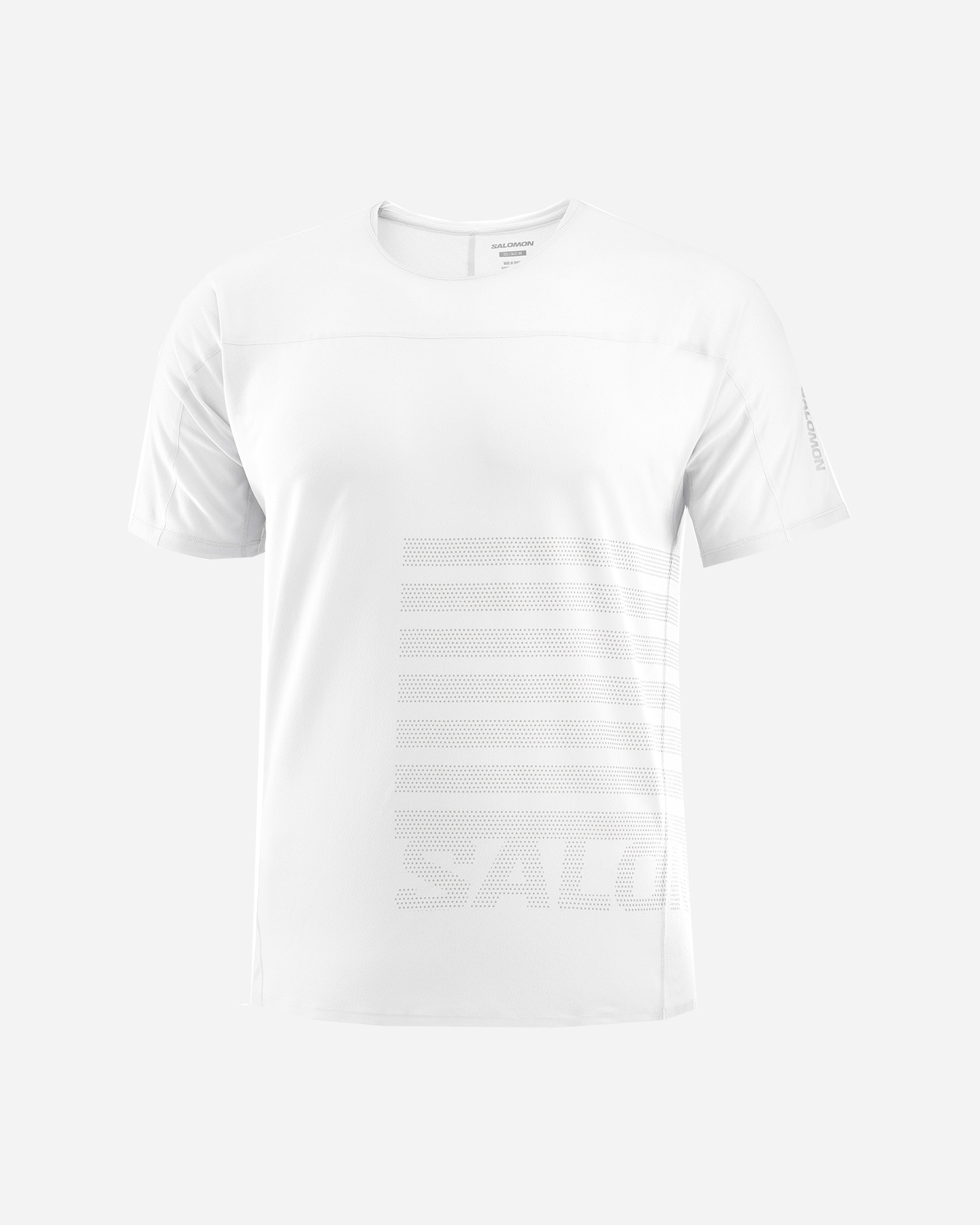 T-shirt running SALOMON SENSE AERO GFX M - Bianco - 0 | Cisalfa Sport