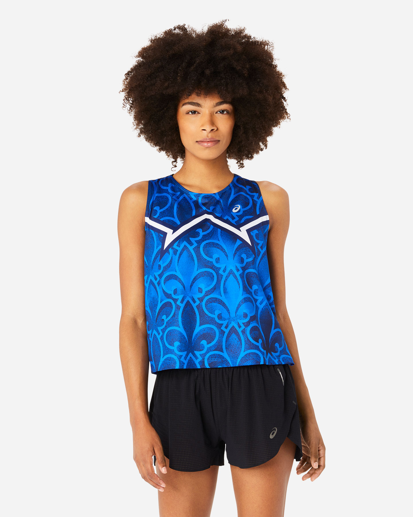 Canotta running ASICS NATIONS RUN W - Blu - 0 | Cisalfa Sport