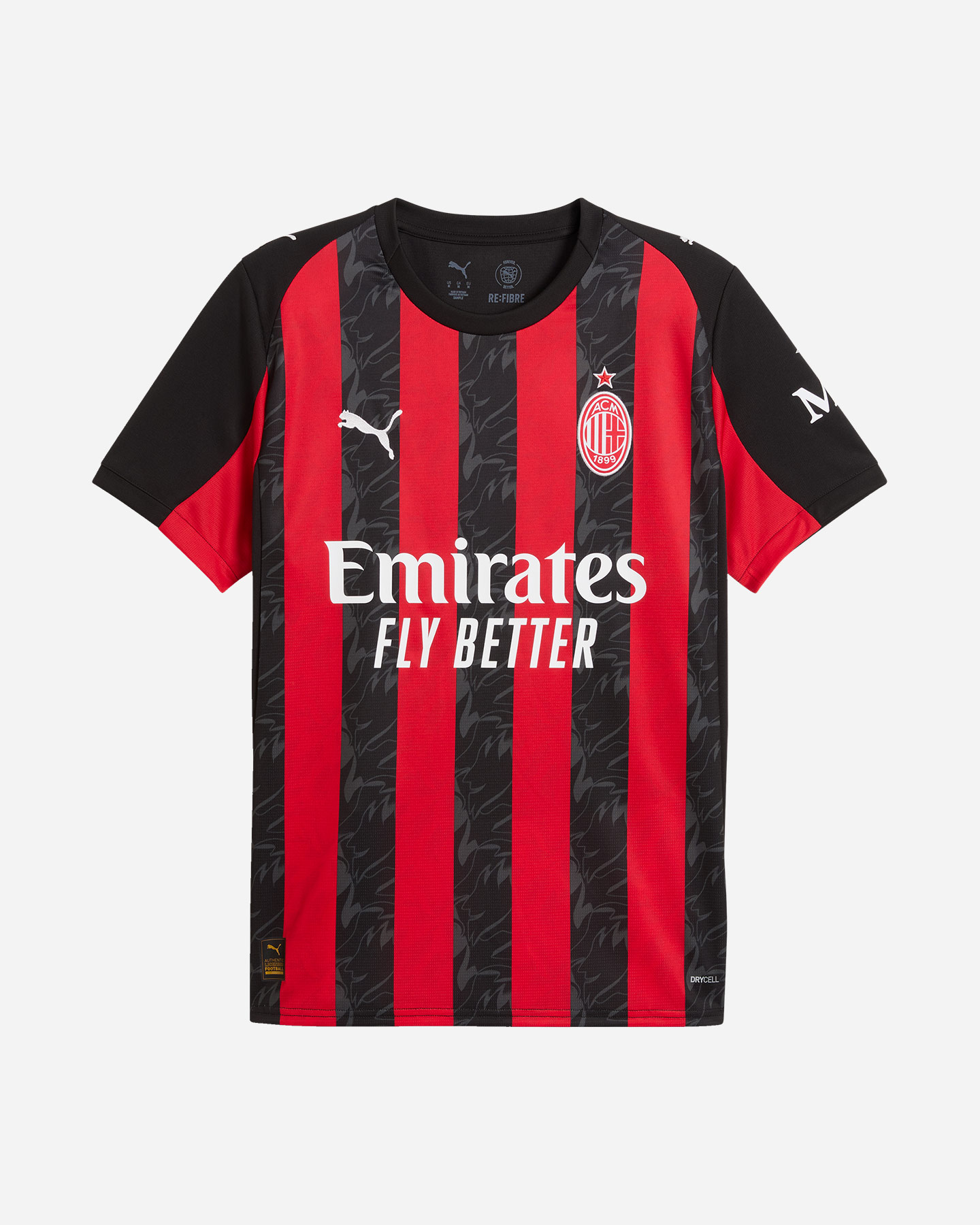 Puma Milan Home 25-26 M - Maglia Calcio Ufficiale - Uomo - Color Mix