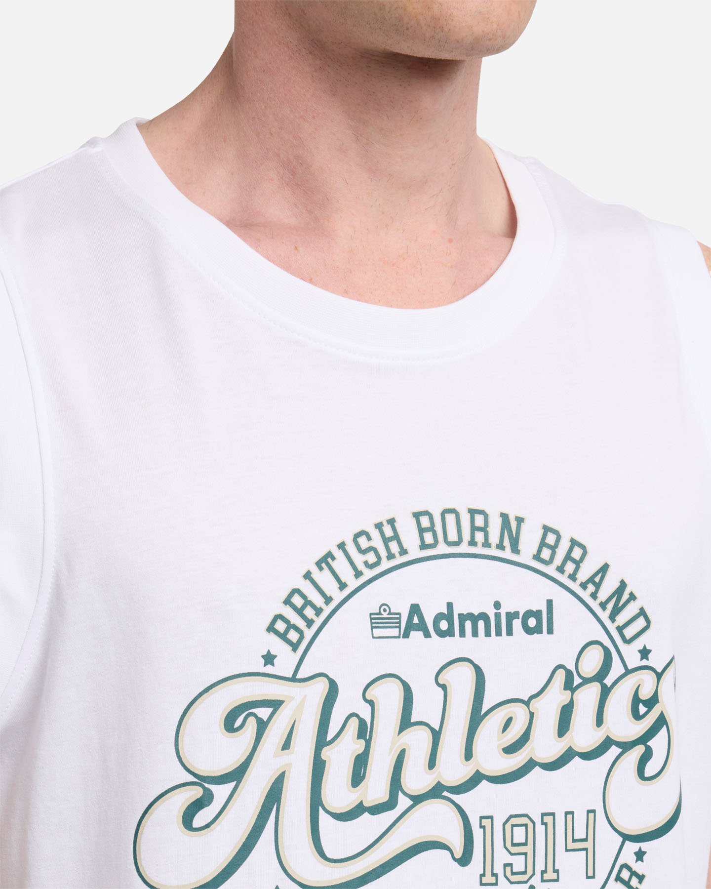 Canotta ADMIRAL ESSENTIAL COLLEGE M - Bianco - 5 | Cisalfa Sport