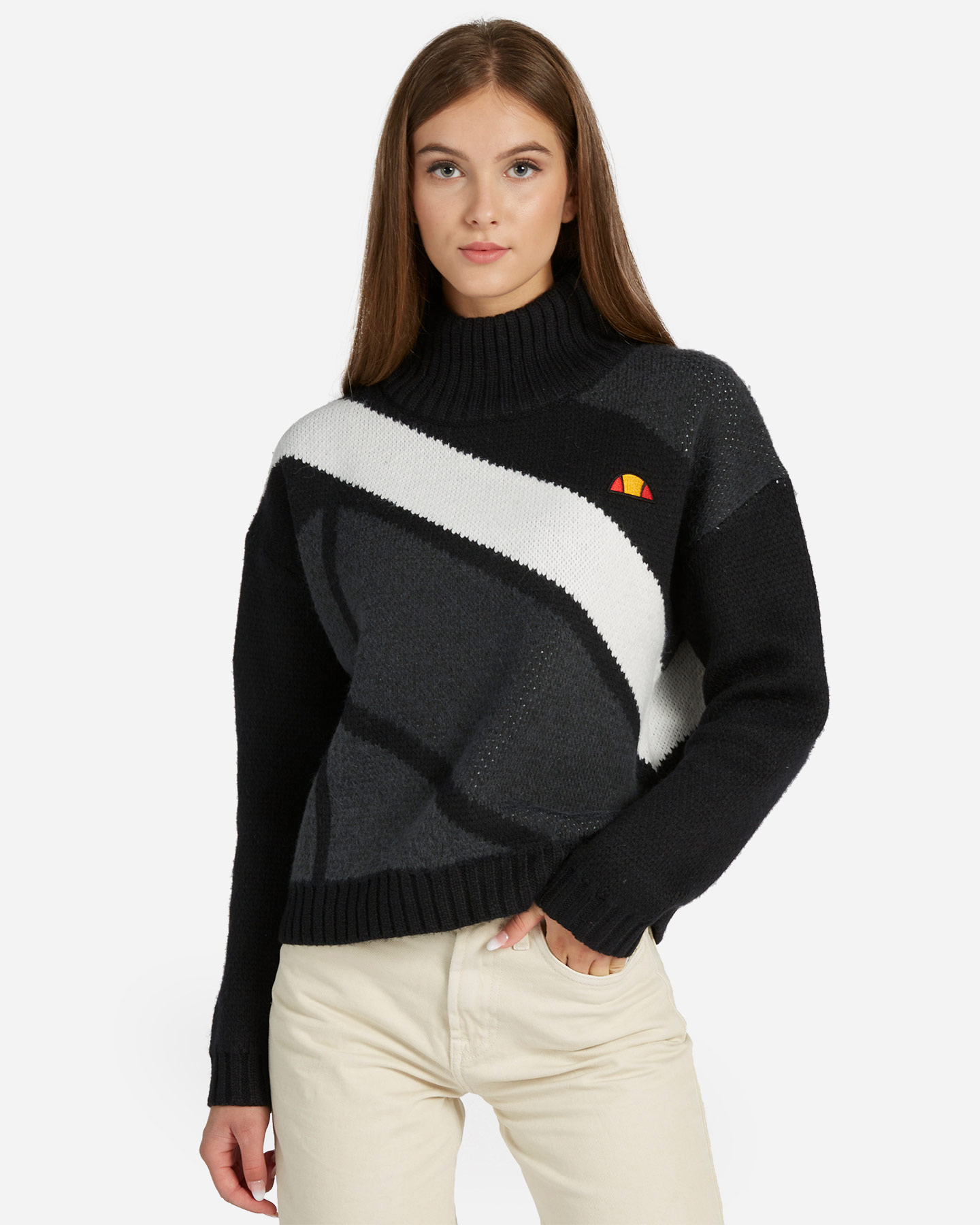 Maglione ELLESSE HIGH NECK FASHION W - Nero - 0 | Cisalfa Sport