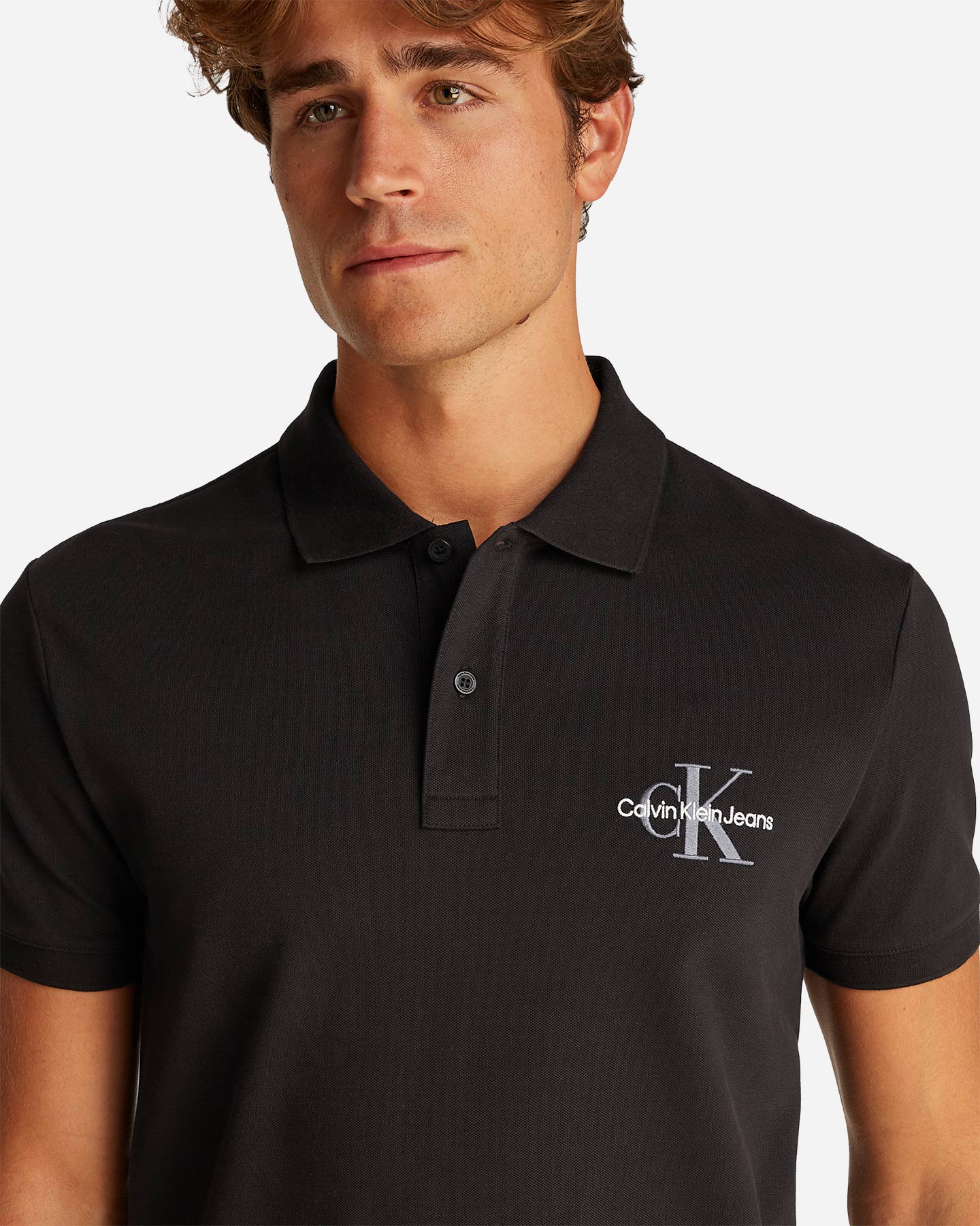 Polo CALVIN KLEIN JEANS MONO LOGO M - Nero - 5 | Cisalfa Sport