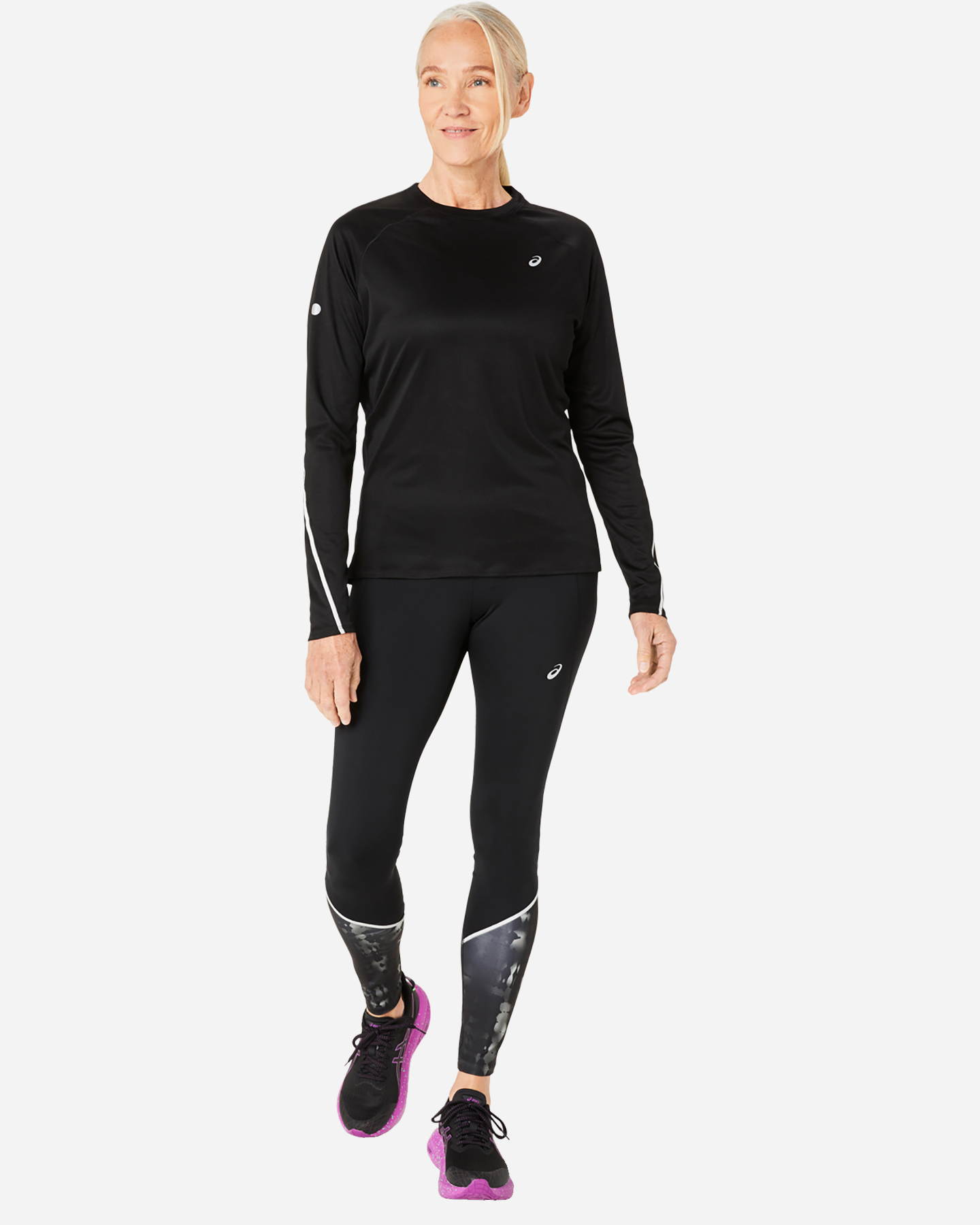 Maglia running ASICS ROAD LITE-SHOW W - Nero - 3 | Cisalfa Sport