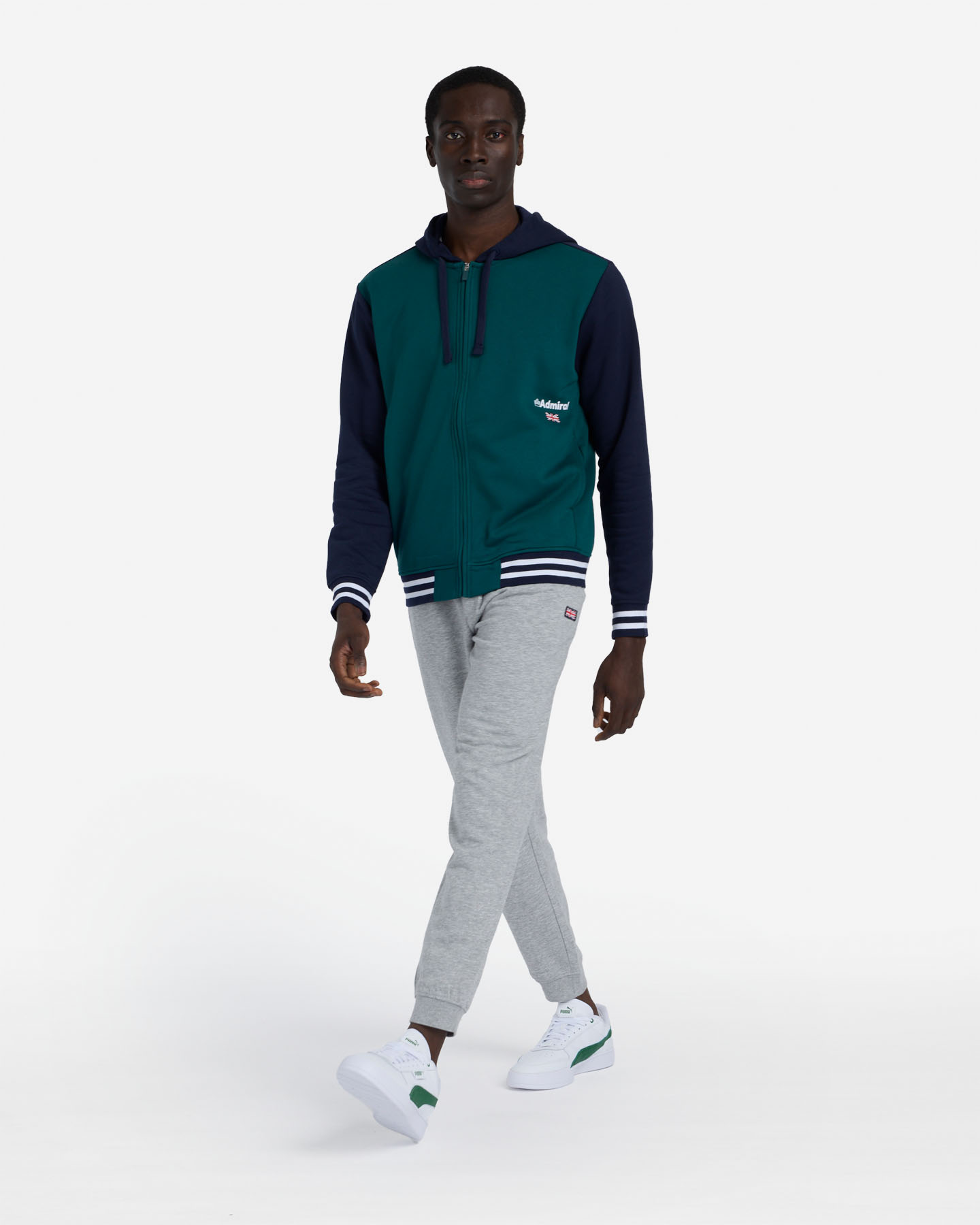 Felpa ADMIRAL COLLEGE SMALL LOGO M - Blu - 3 | Cisalfa Sport