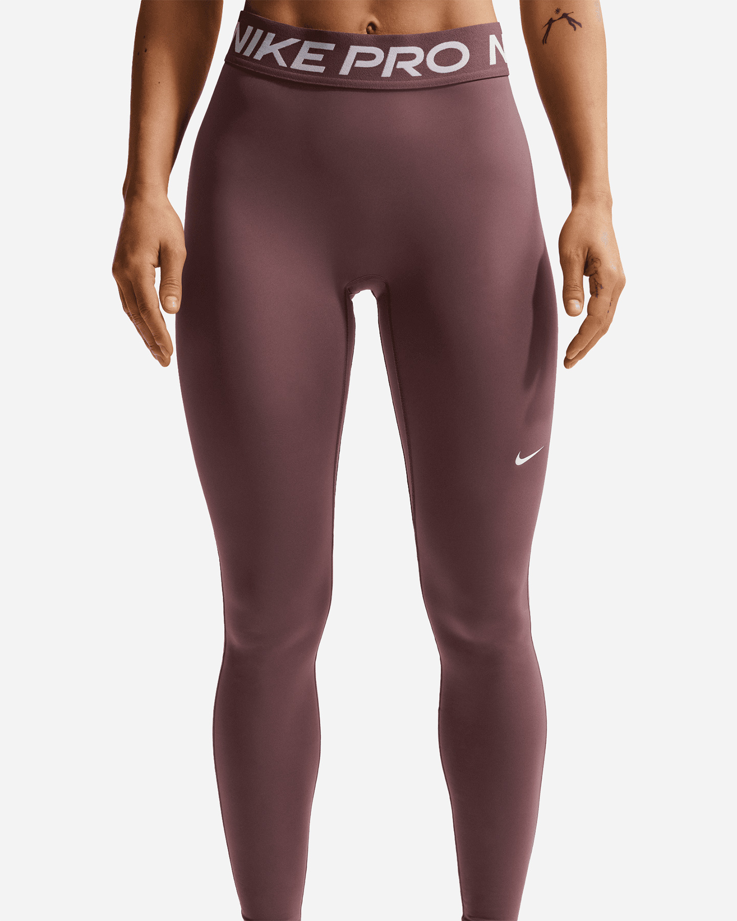 Leggings NIKE PRO USM ELAST LOGO W - Marrone - 3 | Cisalfa Sport