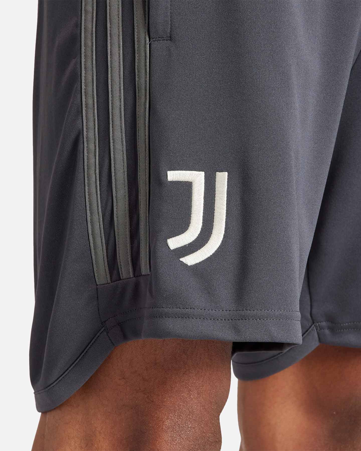 Pantaloncini calcio ufficiali ADIDAS JUVENTUS 3RD 23-24 M - Antracite - 4 | Cisalfa Sport