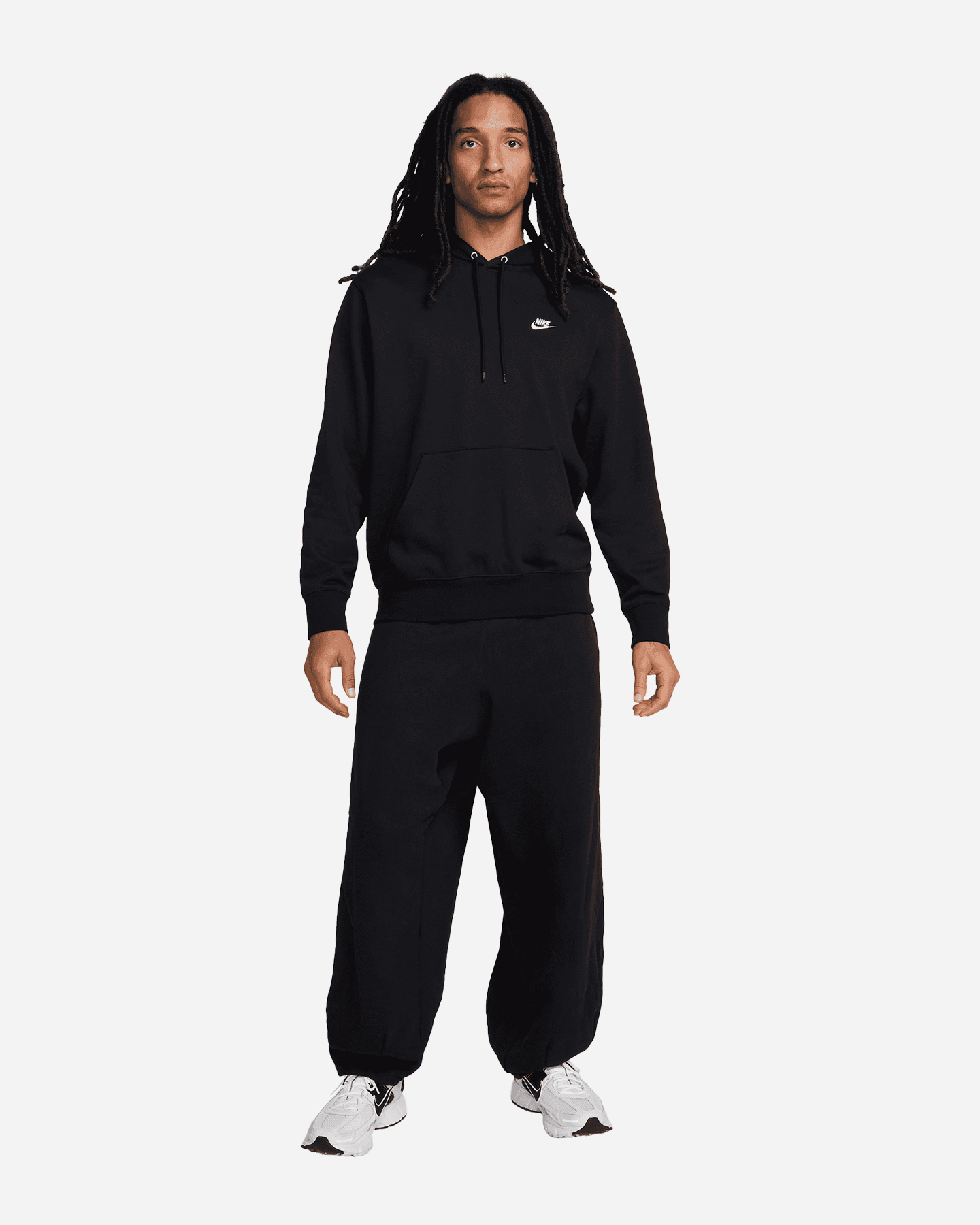 Felpa NIKE CLUB M - Nero - 2 | Cisalfa Sport