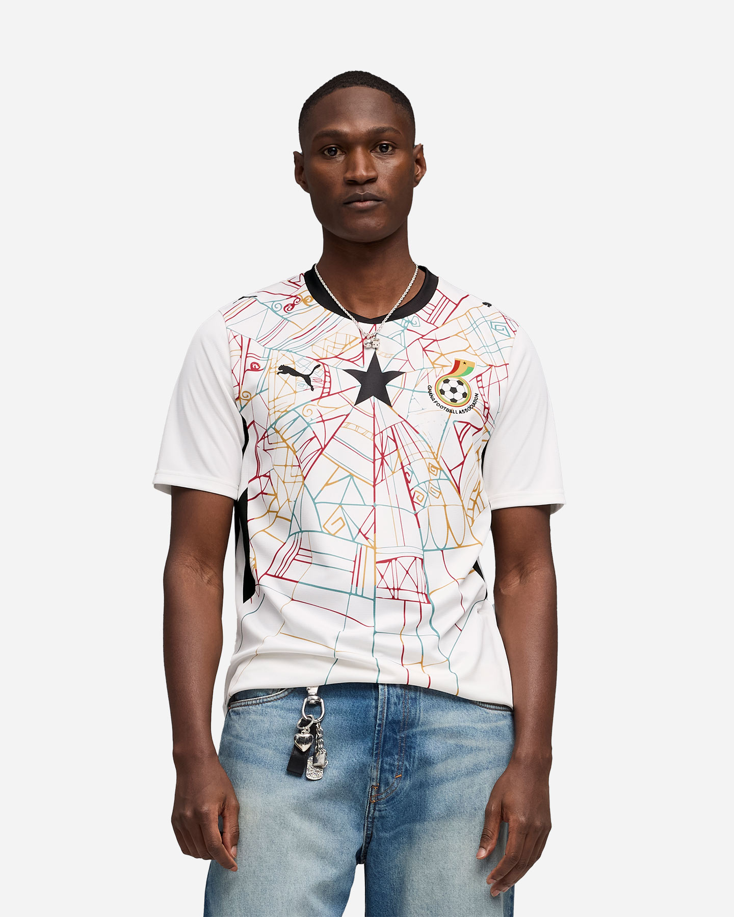 Maglia calcio ufficiale PUMA GHANA HOME 26 M - Color mix - 3 | Cisalfa Sport