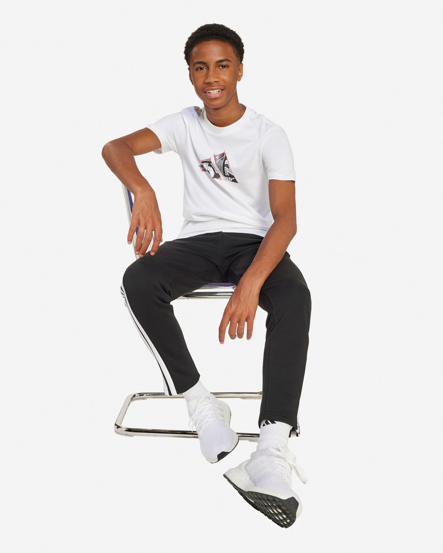 T-shirt ADIDAS BIG LOGO JR - Bianco - 3 | Cisalfa Sport