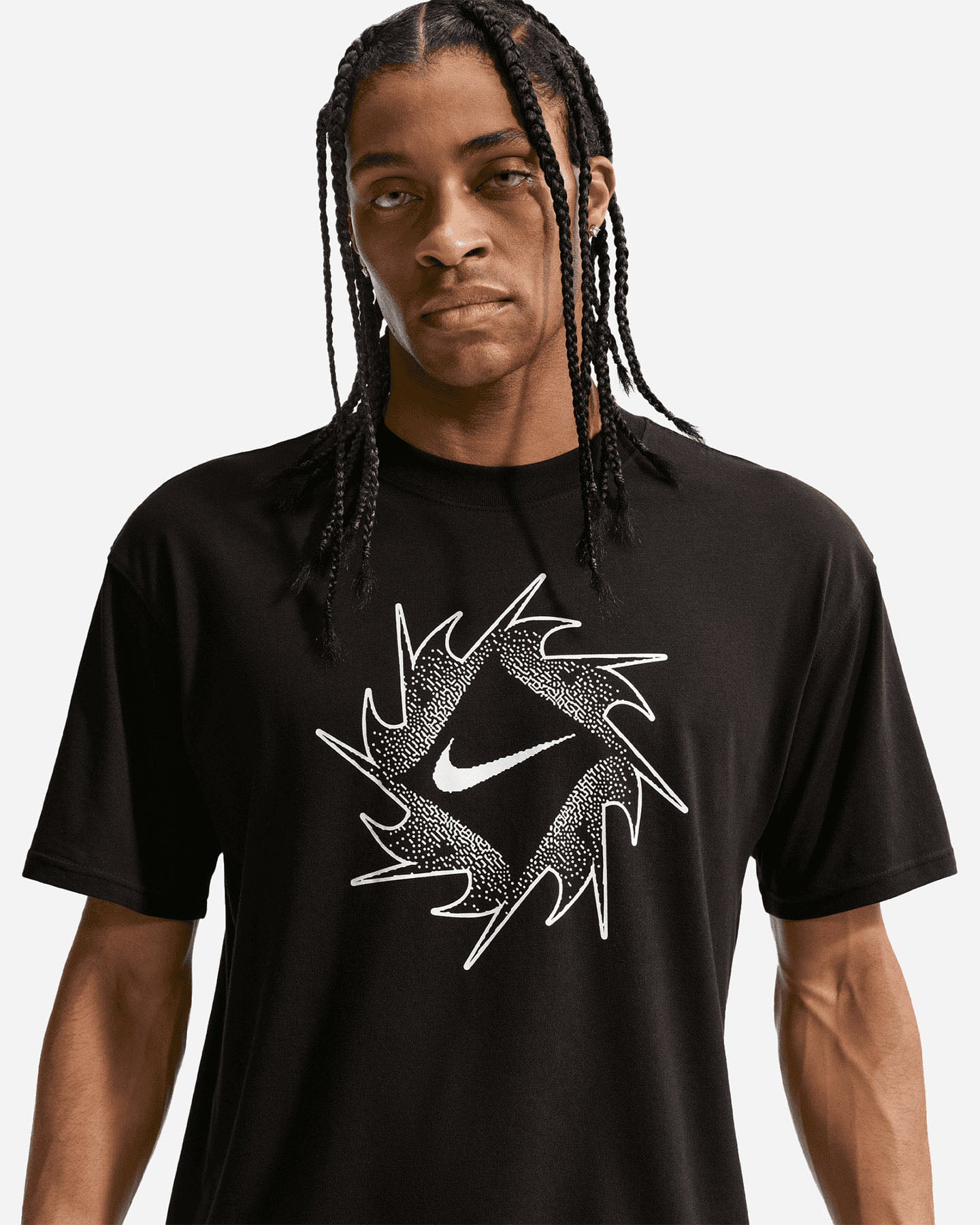 T-shirt NIKE CLUB SUN M - Nero - 5 | Cisalfa Sport