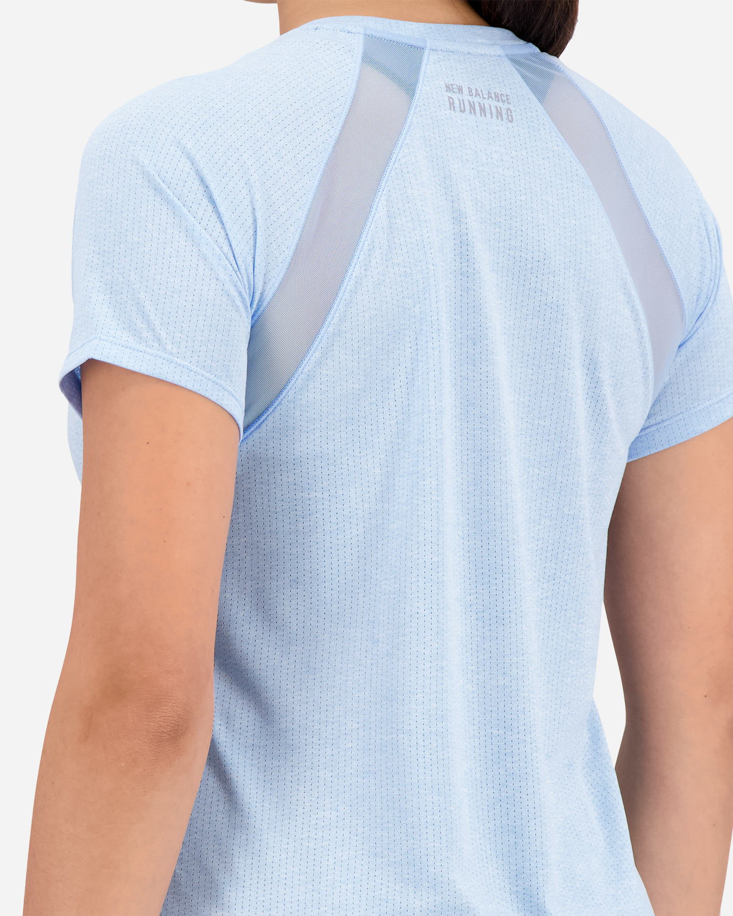 T-shirt running NEW BALANCE IMPACT RUN W - Azzurro - 5 | Cisalfa Sport