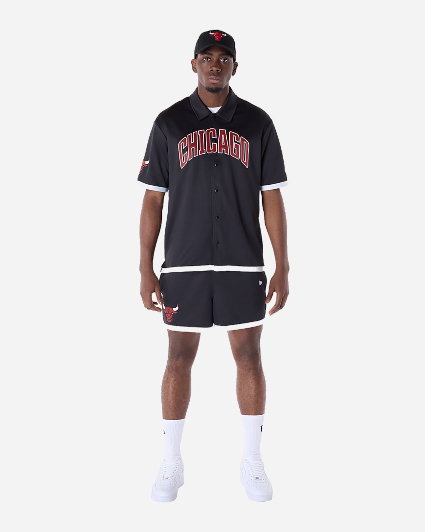 Abbigliamento basket NEW ERA SNAPP BUTTON BULLS M - Nero - 2 | Cisalfa Sport