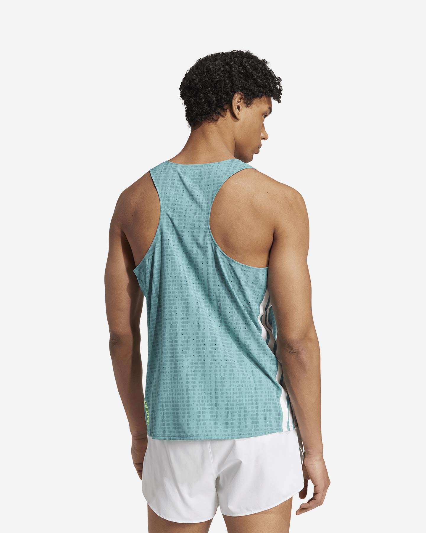 Canotta running ADIDAS ADIZERO M - Verde - 2 | Cisalfa Sport