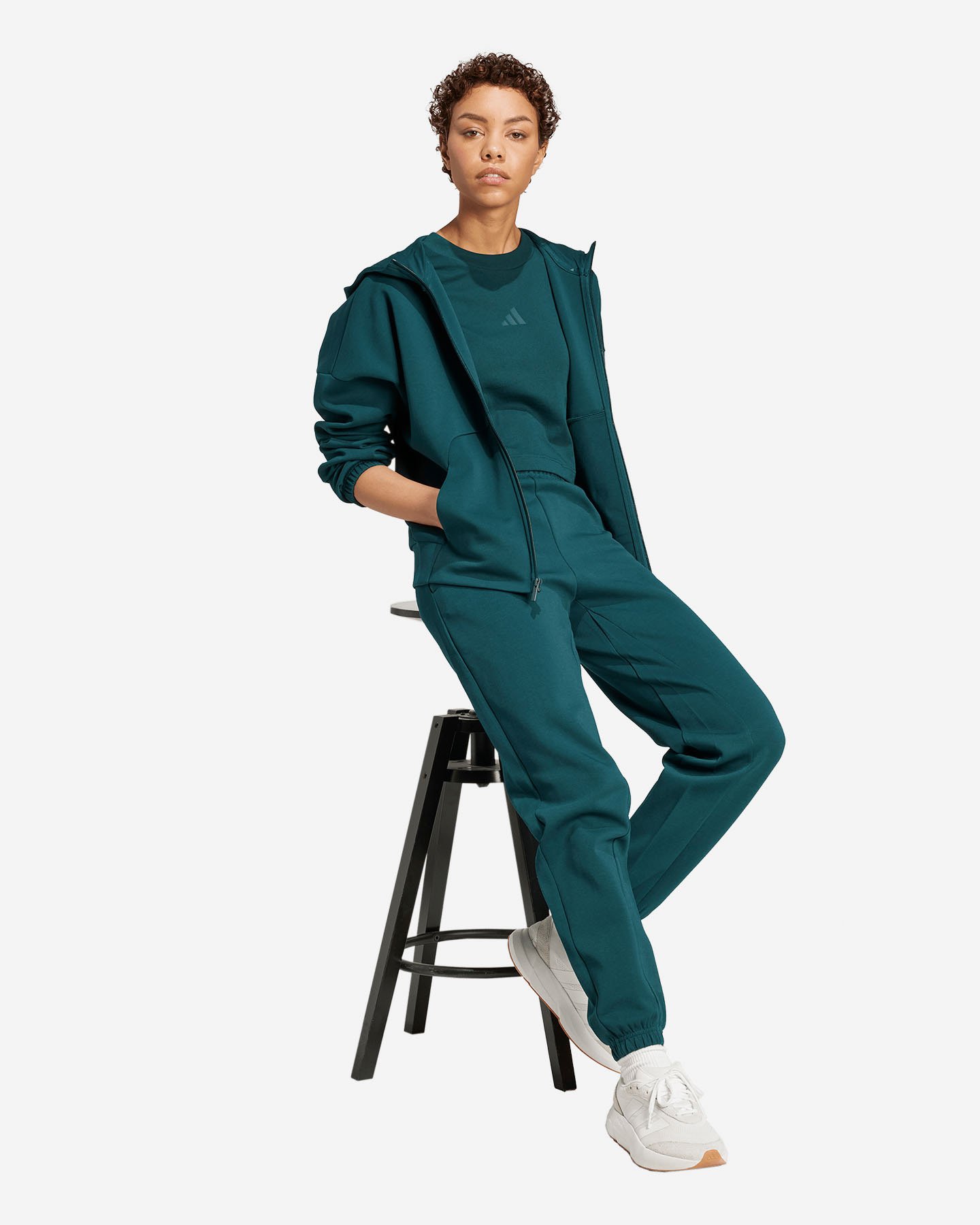 Pantalone ADIDAS BASIC W - Verde - 3 | Cisalfa Sport