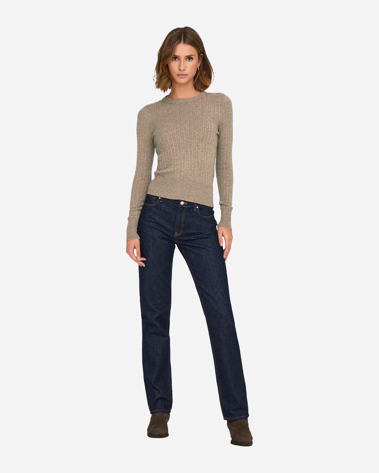 Maglione ONLY TRECCE W - Marrone - 3 | Cisalfa Sport