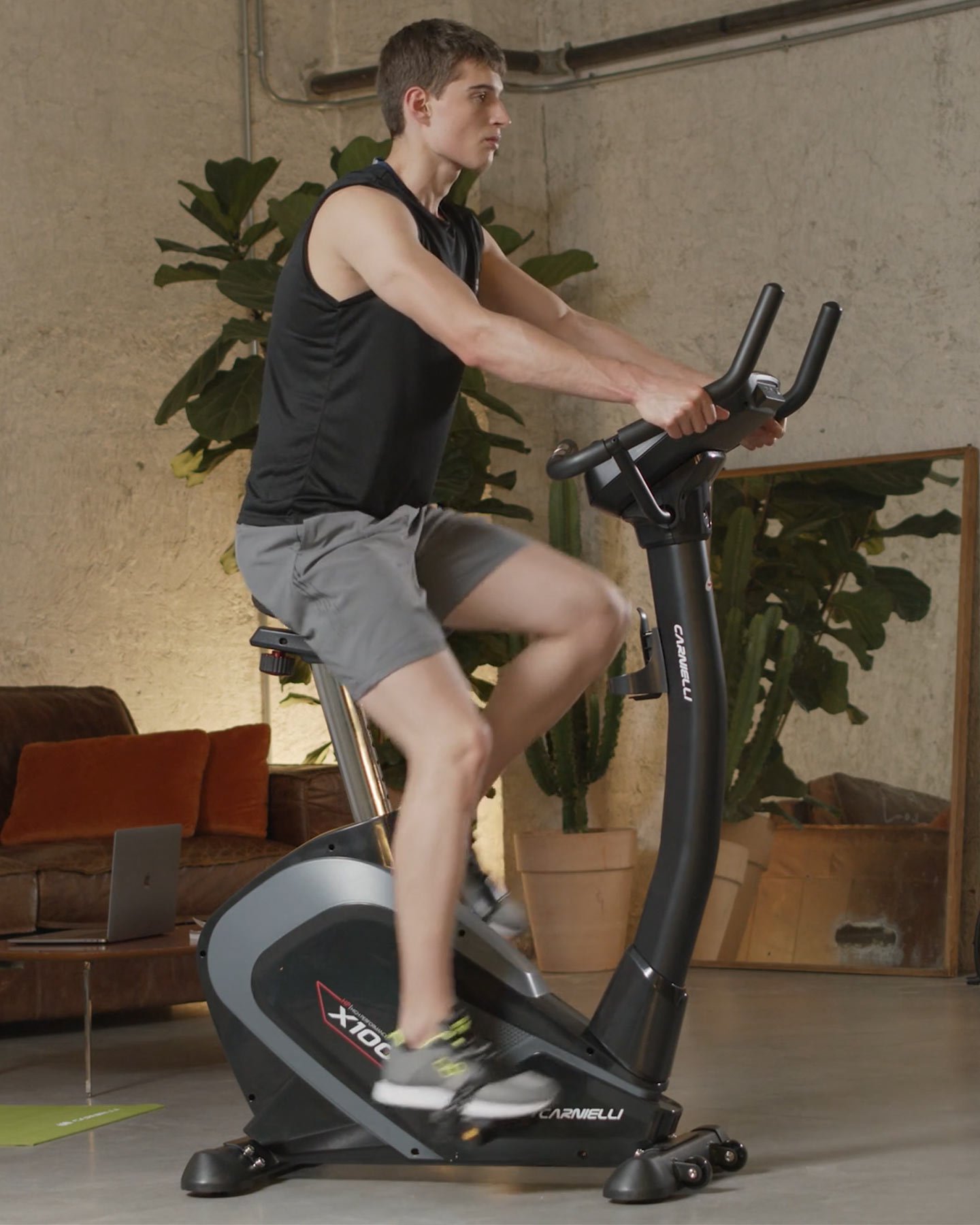 Cyclette CARNIELLI X-1000 - Nero - 2 | Cisalfa Sport