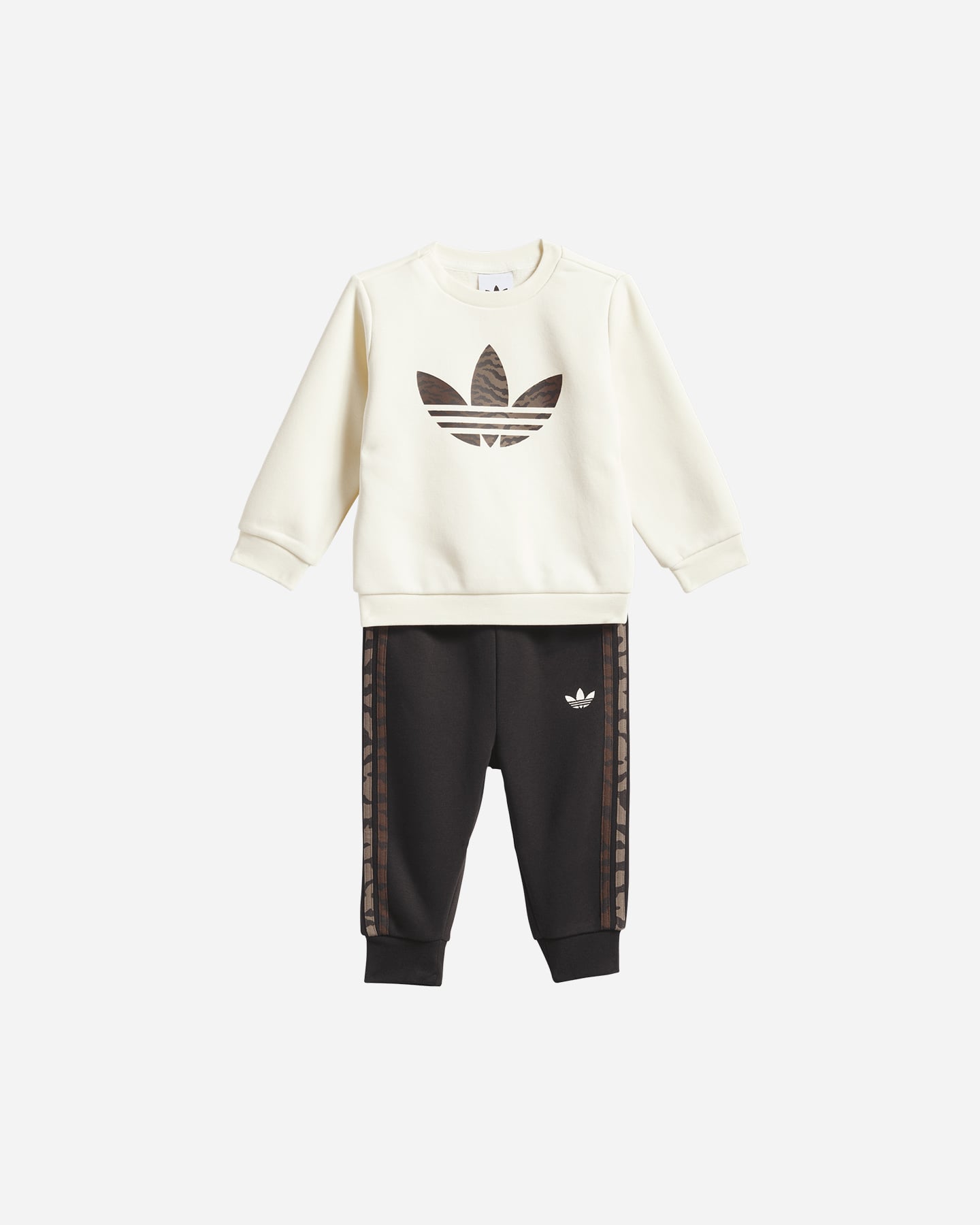 Tuta ADIDAS CREW SET INFANT JR - Marrone - 0 | Cisalfa Sport