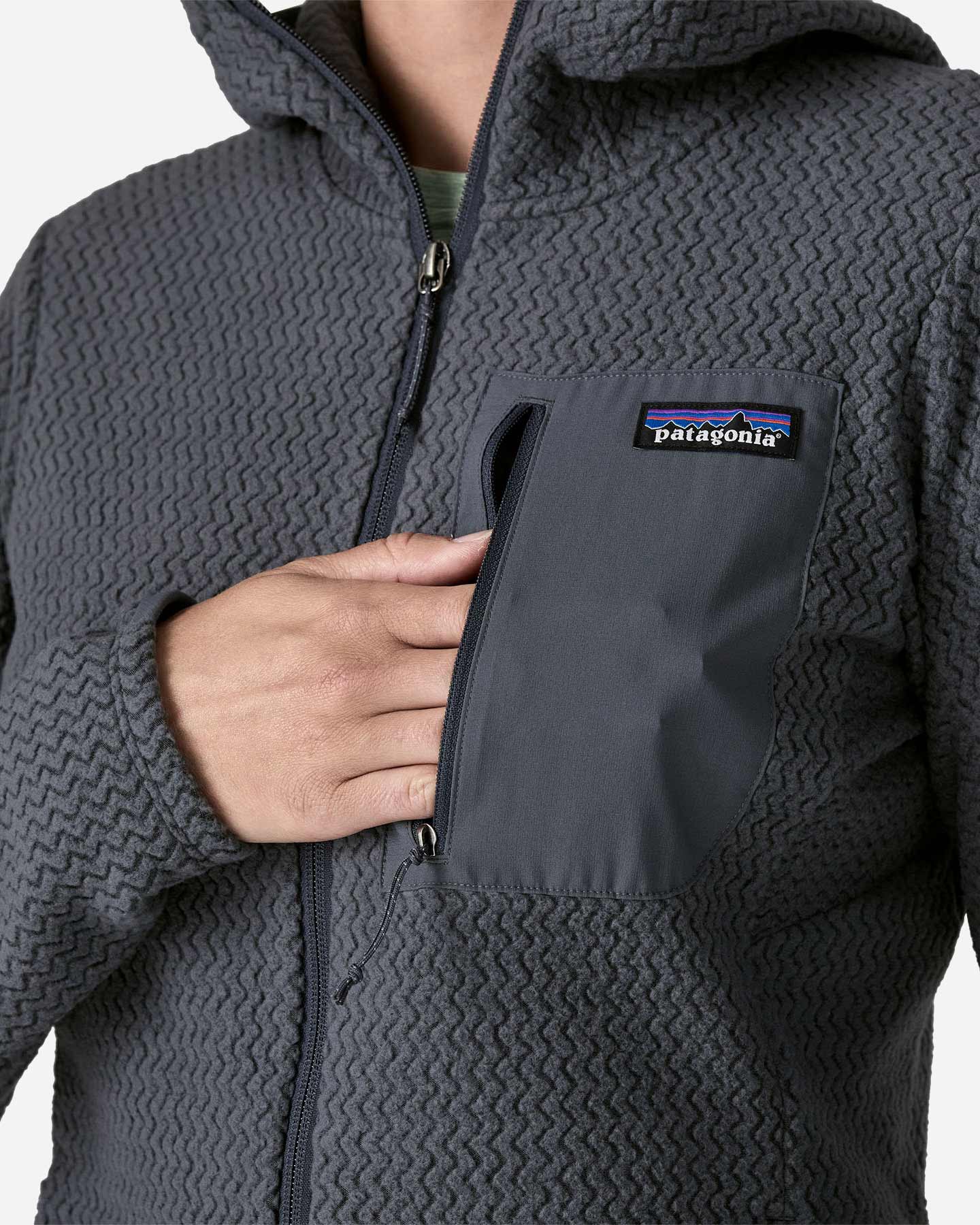 Pile PATAGONIA R1 AIR W - Blu - 4 | Cisalfa Sport
