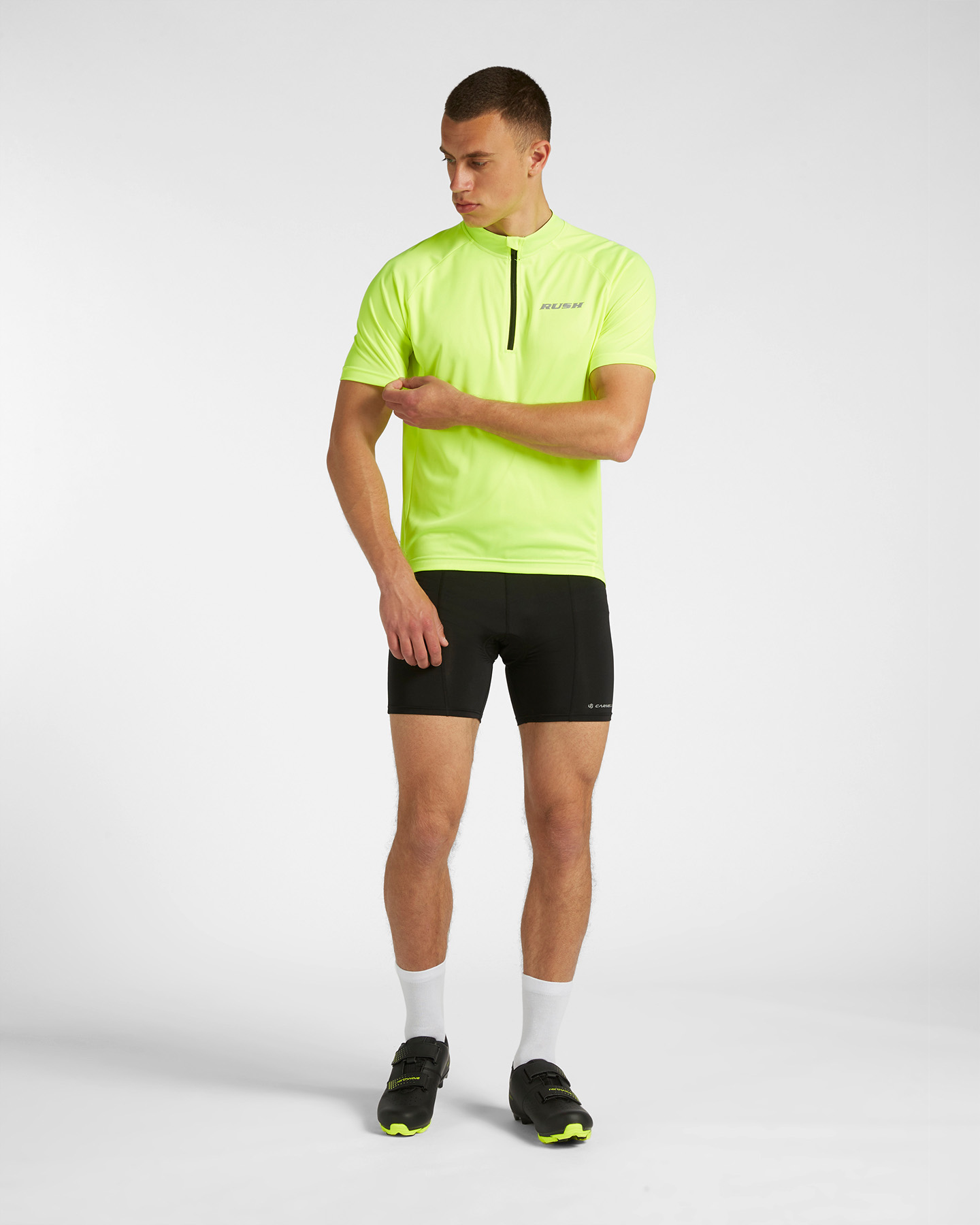 Maglia ciclismo RUSH CLASSIC TECH M - Giallo - 1 | Cisalfa Sport