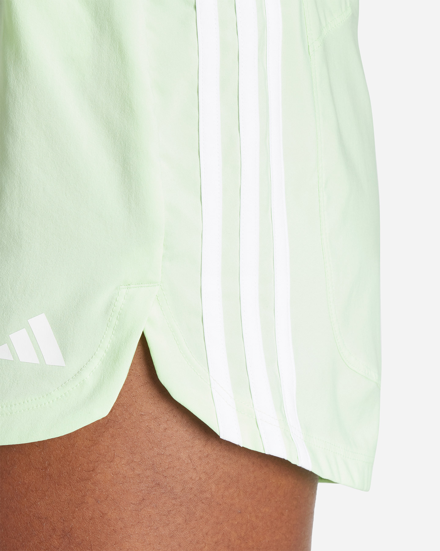 Short training ADIDAS 3STRIPES W - Verde - 5 | Cisalfa Sport