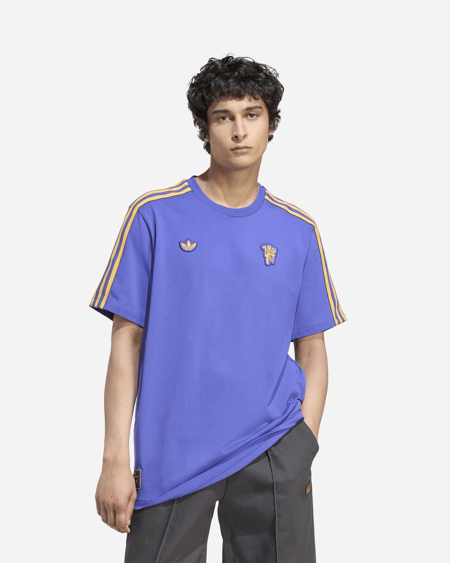 T-shirt ADIDAS ORIGINALS ICONS MANCHESTER UNITED M - Viola - 1 | Cisalfa Sport