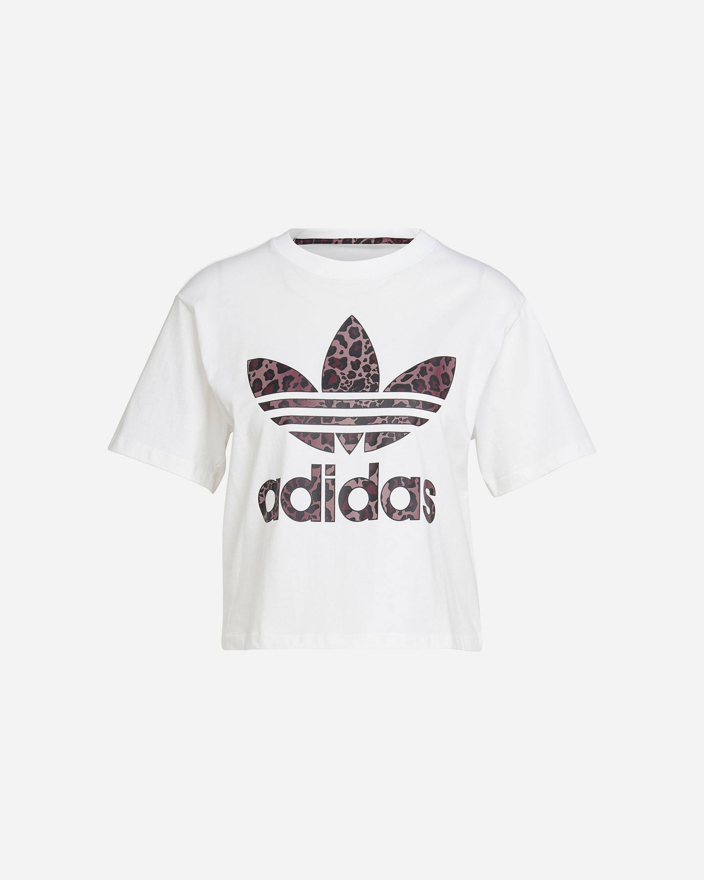 T-shirt ADIDAS ORGINALS TREFOIL ANIMALIER W - Bianco - 0 | Cisalfa Sport