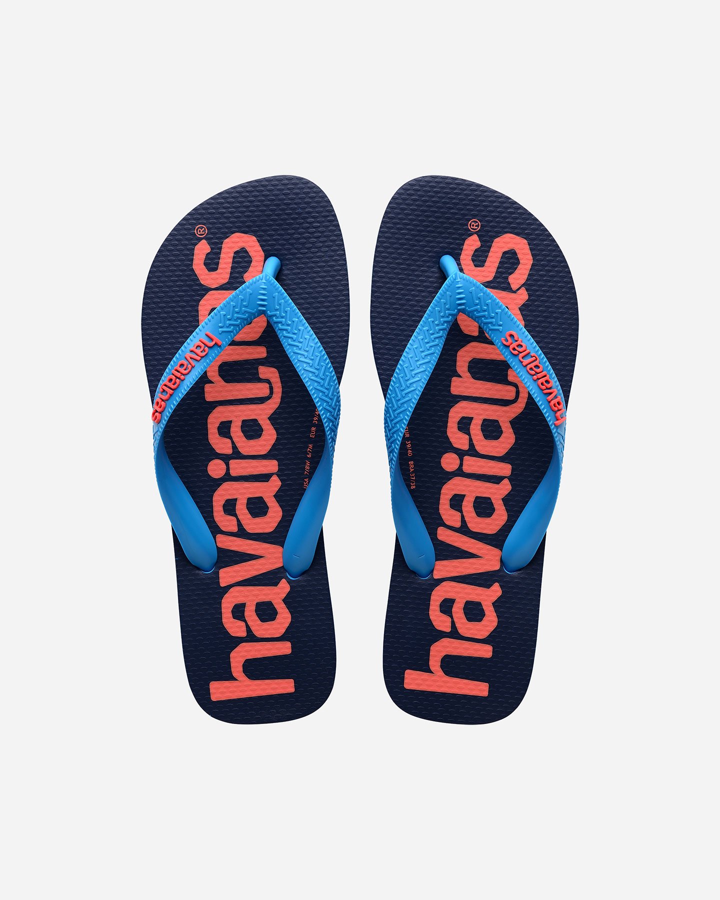 Infradito HAVAIANAS TOP LOGOMANIA M - Azzurro - 0 | Cisalfa Sport