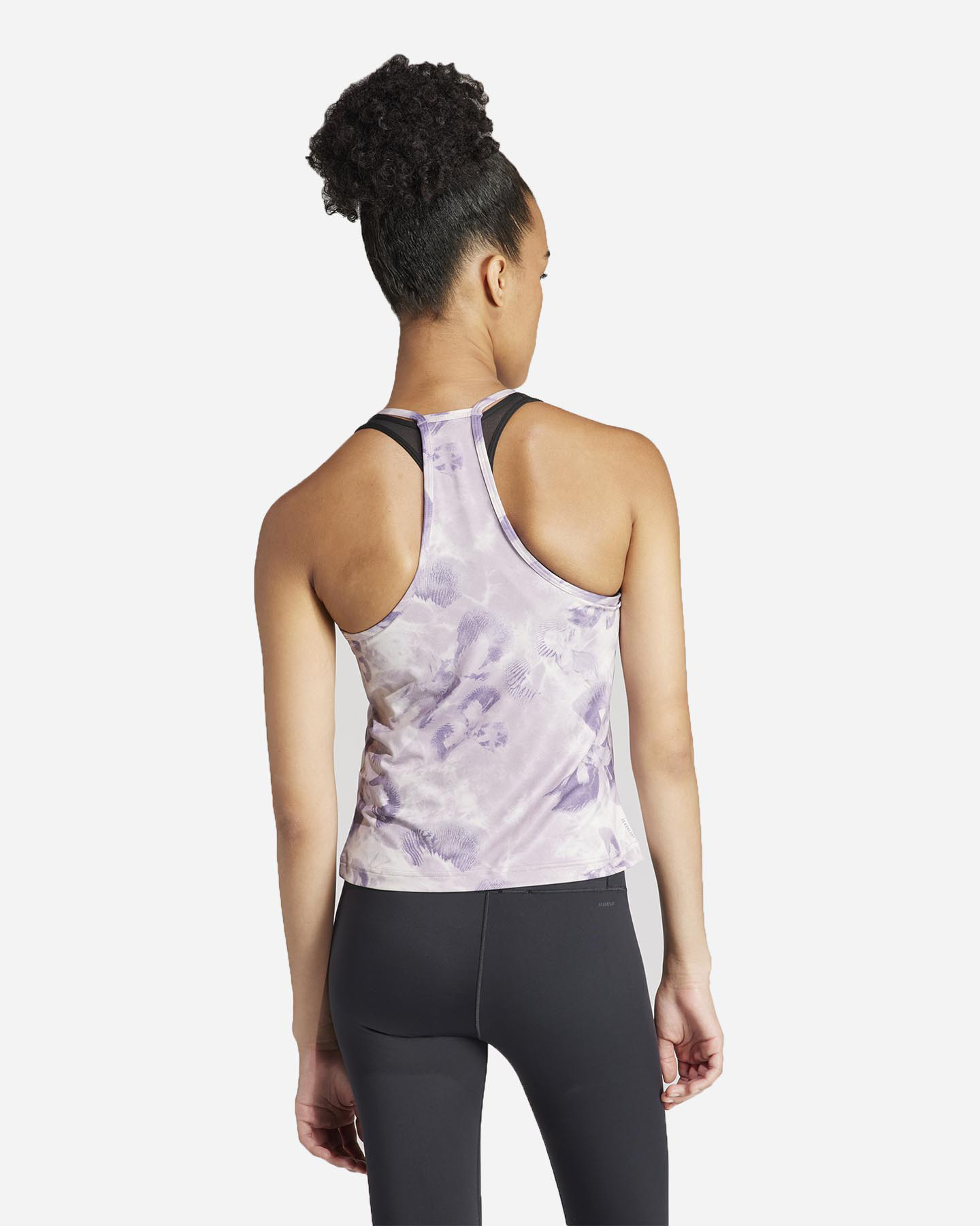 Canotta training ADIDAS ALL OVER FLOWER W - Lilla - 2 | Cisalfa Sport