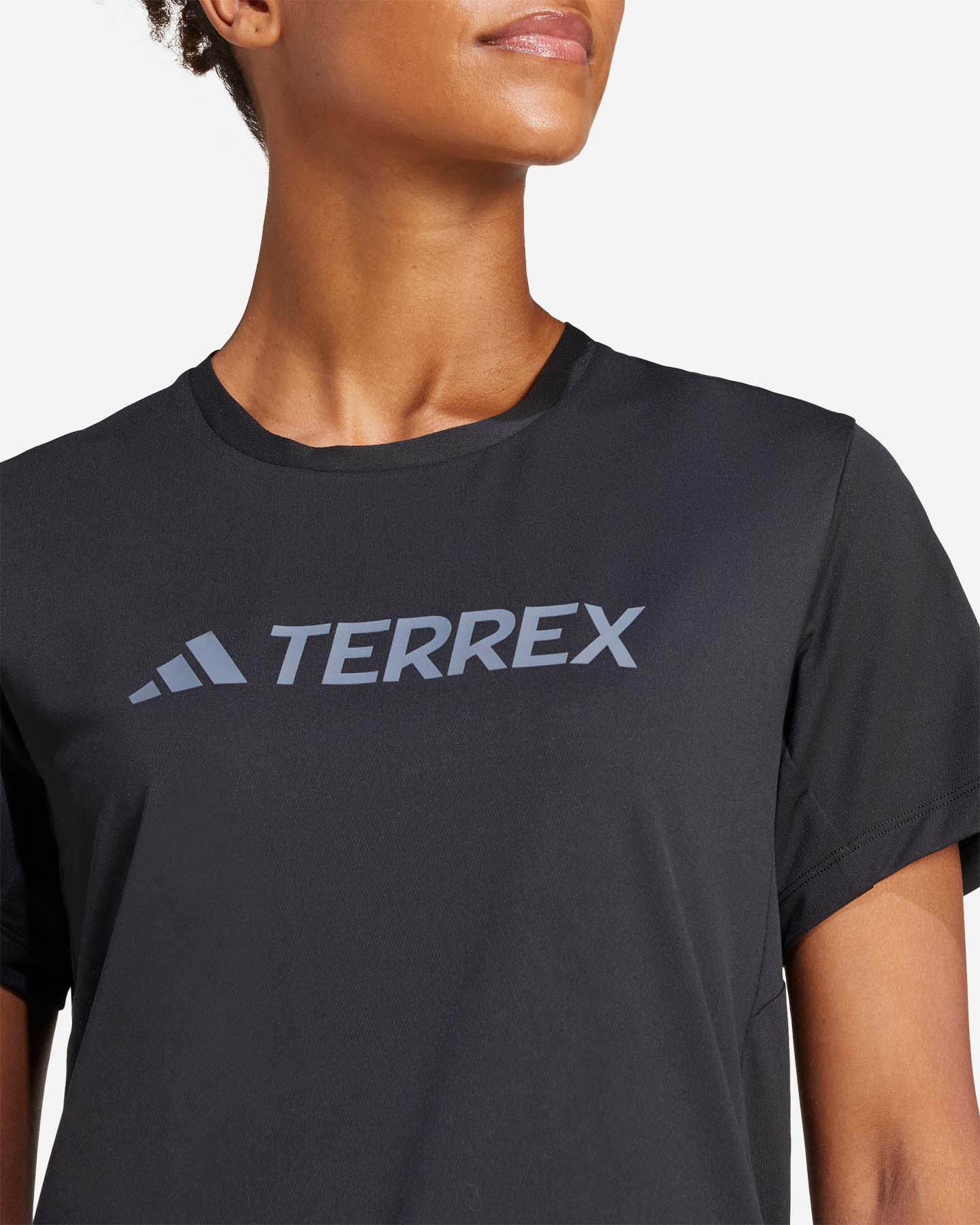 T-shirt ADIDAS MT LOG TECH W - Nero - 5 | Cisalfa Sport