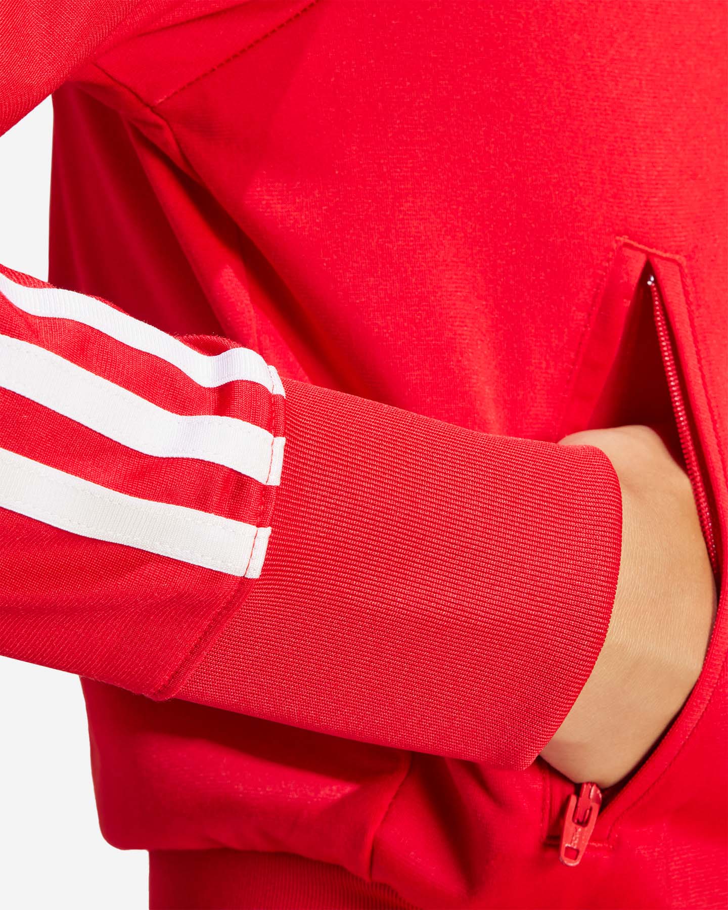 Felpa ADIDAS FZIP FIREBIRD W - Rosso - 4 | Cisalfa Sport