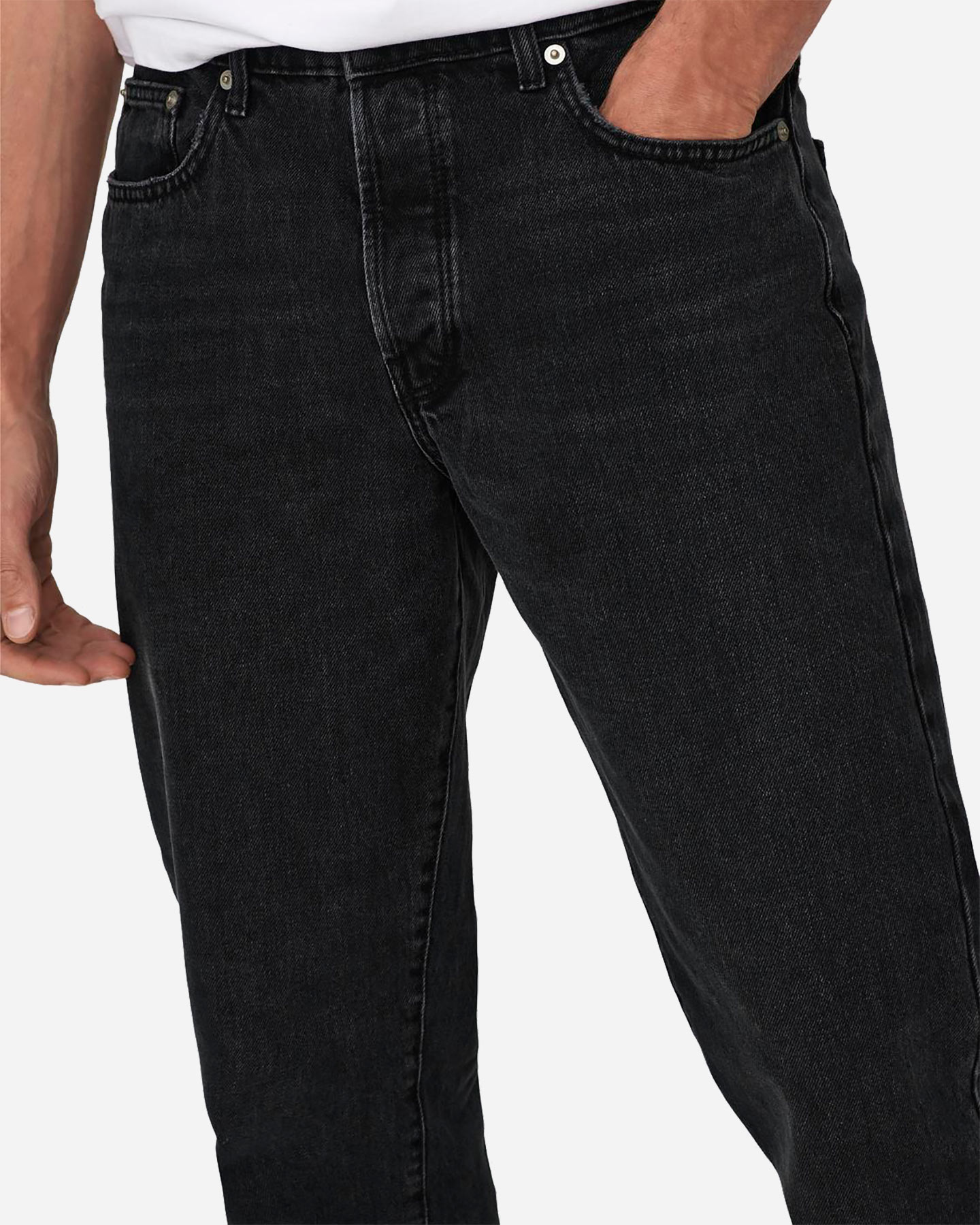 Jeans ONLY & SONS EDGE STRAIGHT M - Nero - 5 | Cisalfa Sport