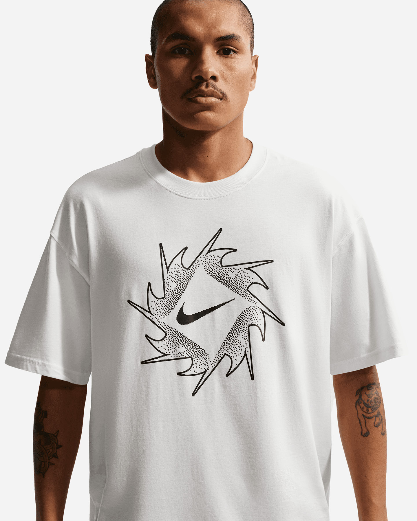 T-shirt NIKE CLUB SUN M - Bianco - 3 | Cisalfa Sport