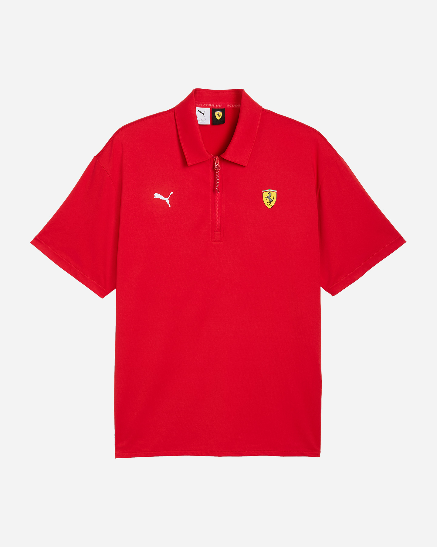 Puma Ferrari Cloudspun M - Polo - Uomo - Rosso