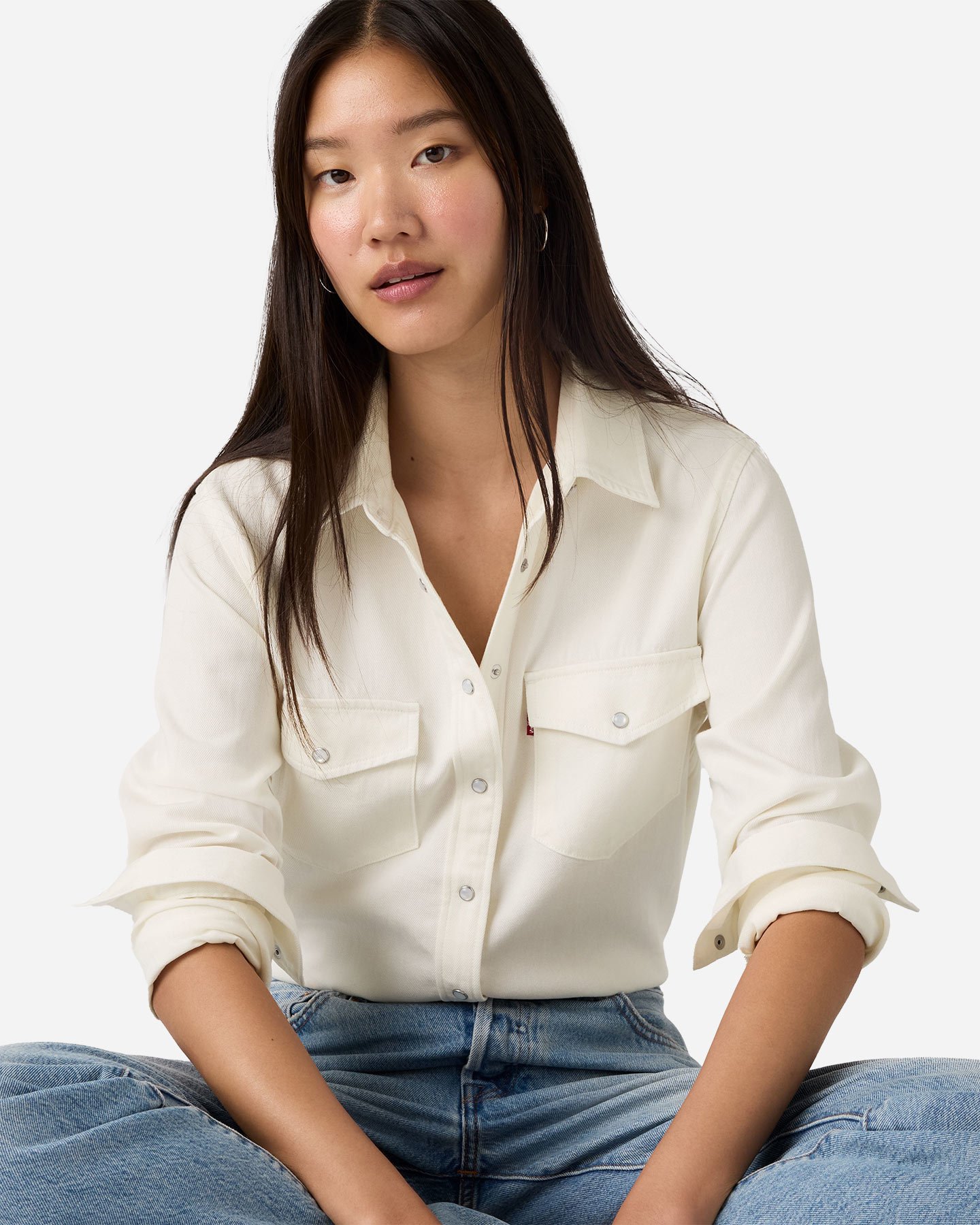 Camicia LEVI'S ICONIC WESTERN W - Bianco - 3 | Cisalfa Sport