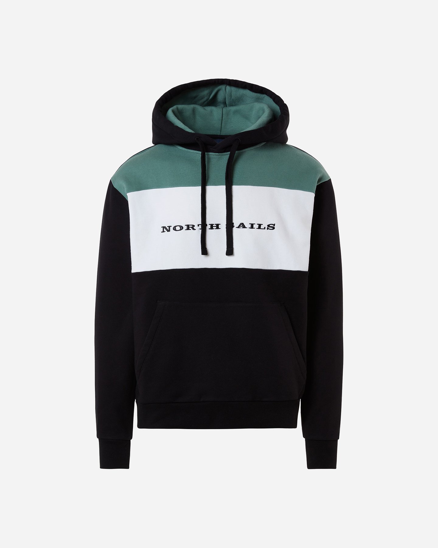 Felpa NORTH SAILS COLOR BLOK M - Nero - 0 | Cisalfa Sport