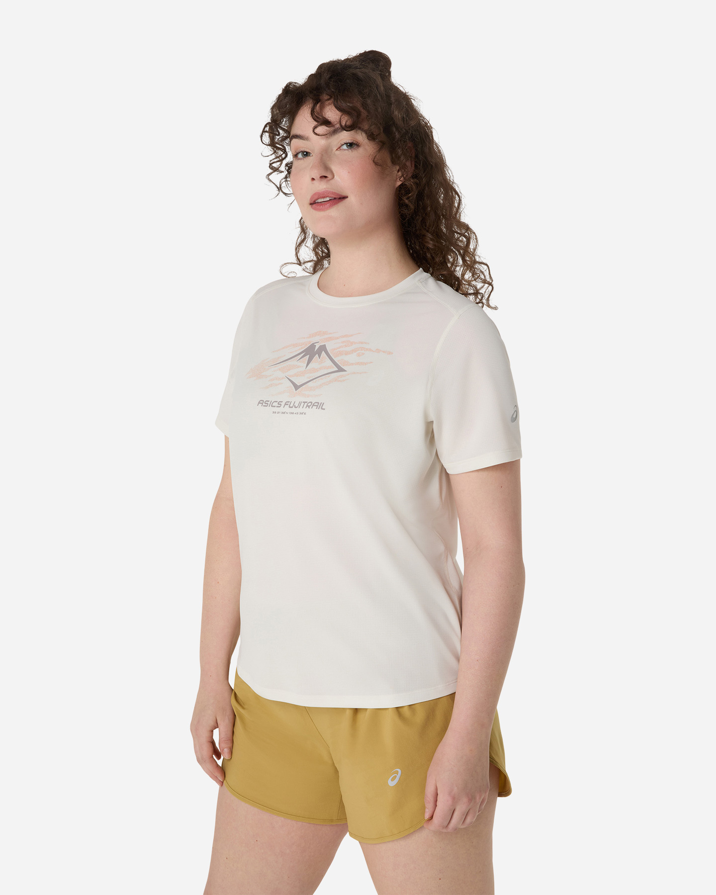 T-shirt running ASICS FUJITRAIL LOGO W - Bianco - 1 | Cisalfa Sport