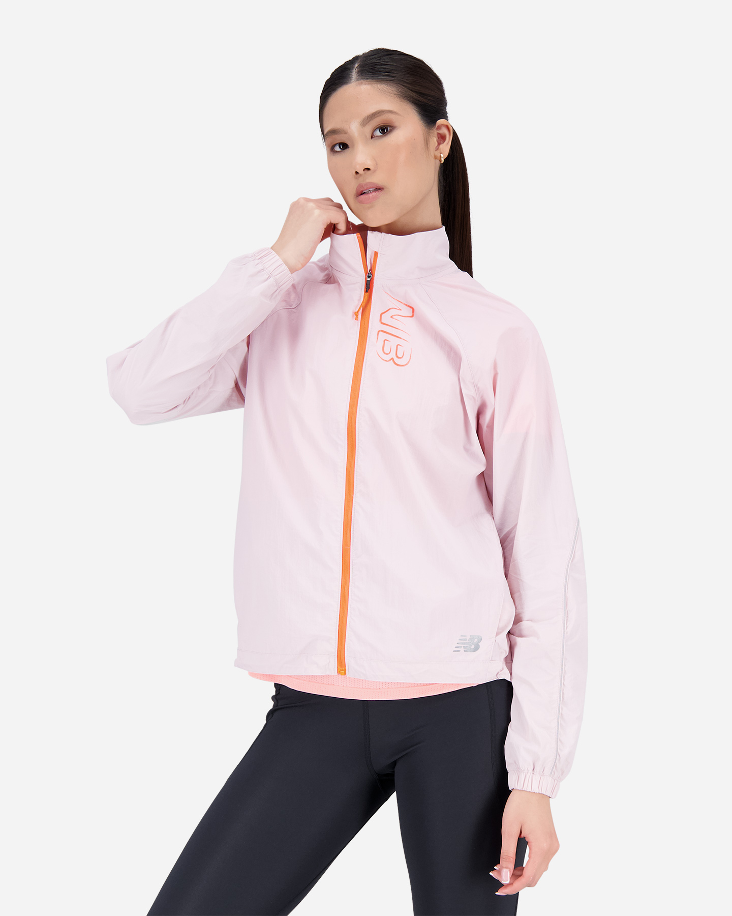 Giacca running NEW BALANCE PRNTD IMPACT RUN W - Rosa - 2 | Cisalfa Sport