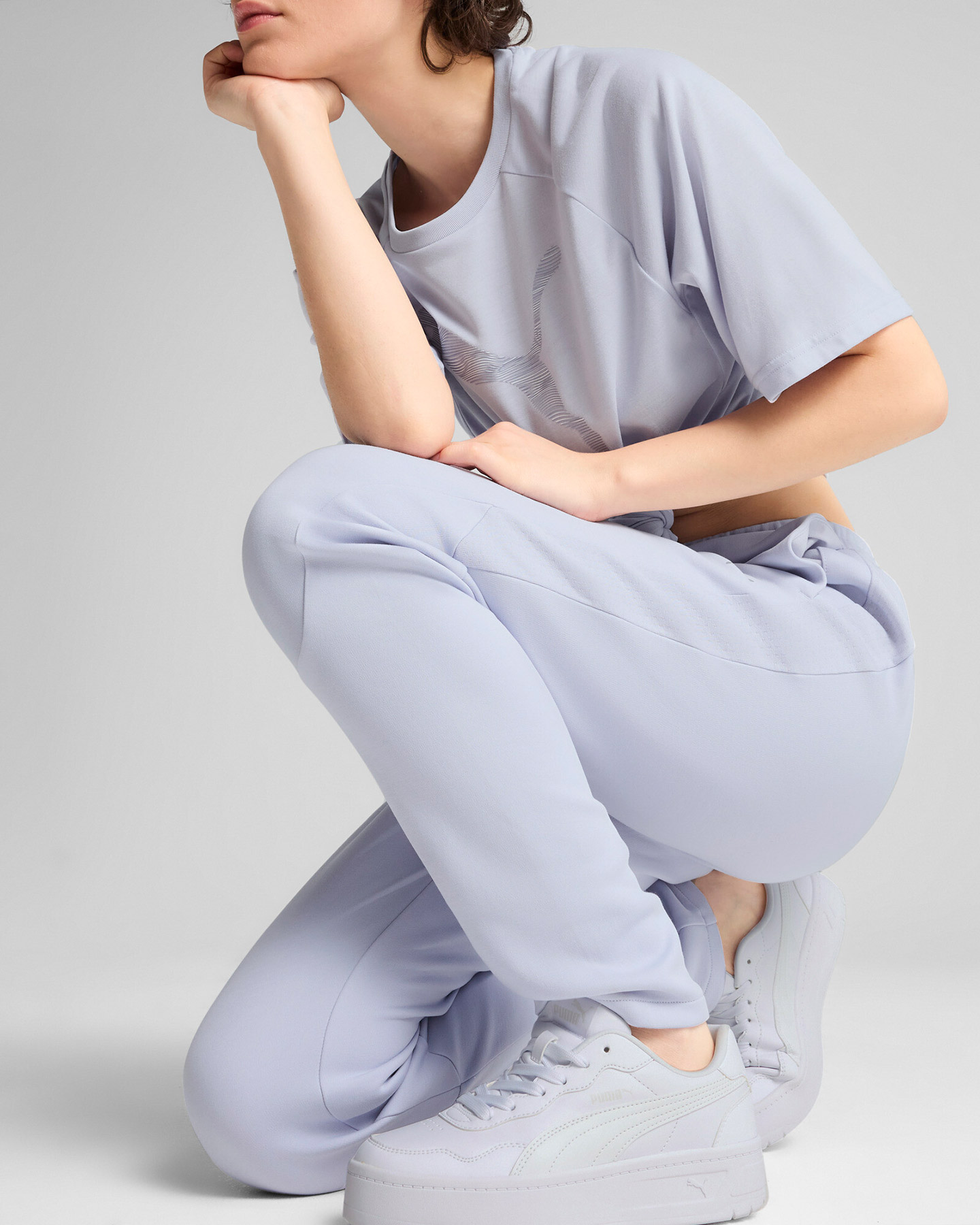 Pantalone PUMA BASIC W - Lilla - 5 | Cisalfa Sport